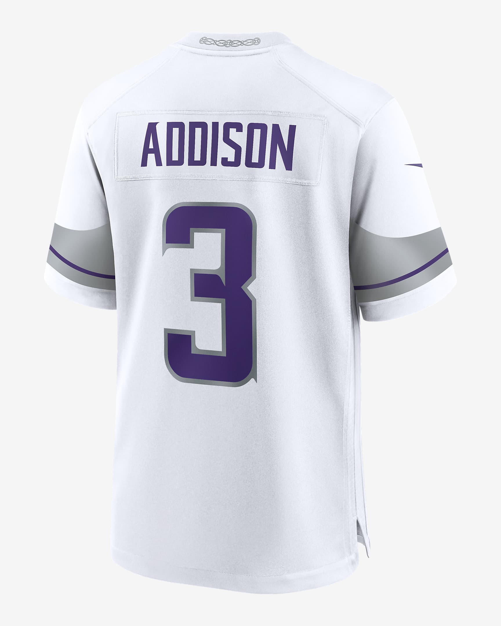 Jordan Addison Minnesota Vikings Men's Nike NFL Game Jersey.