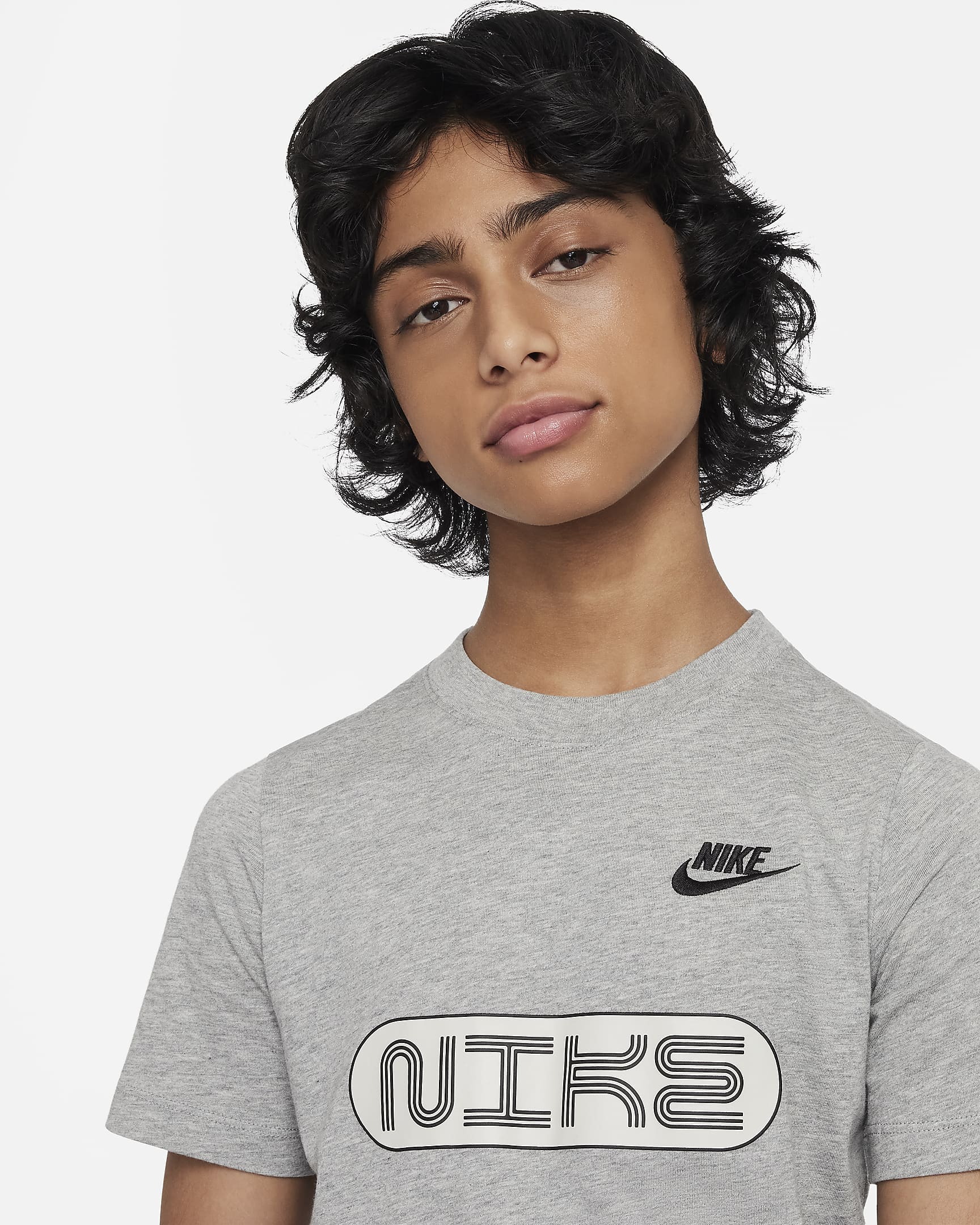 Nike Boys Club T-Shirt And Shorts Set in Navy