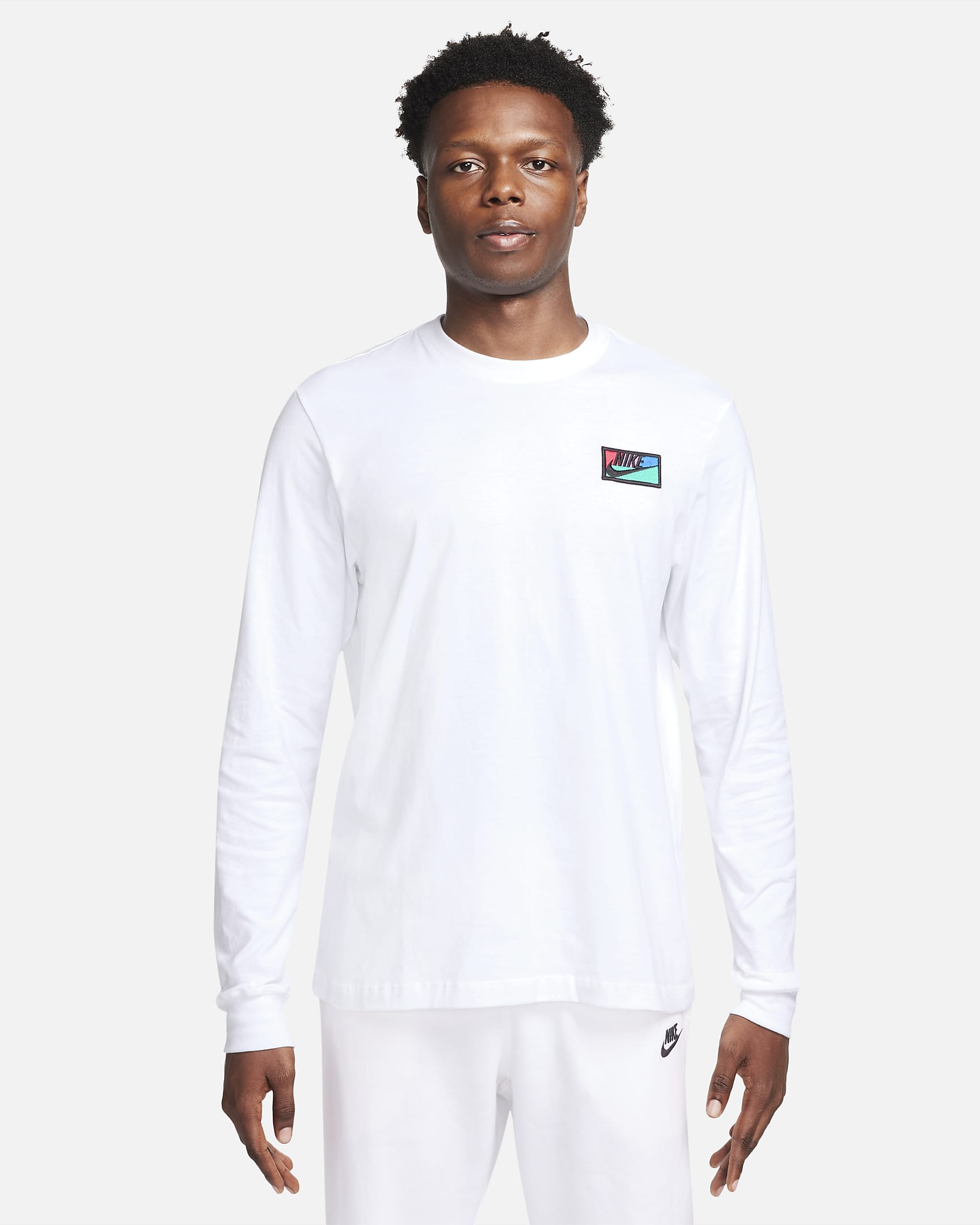 Nike Sportswear Men's Long-Sleeve T-Shirt - White