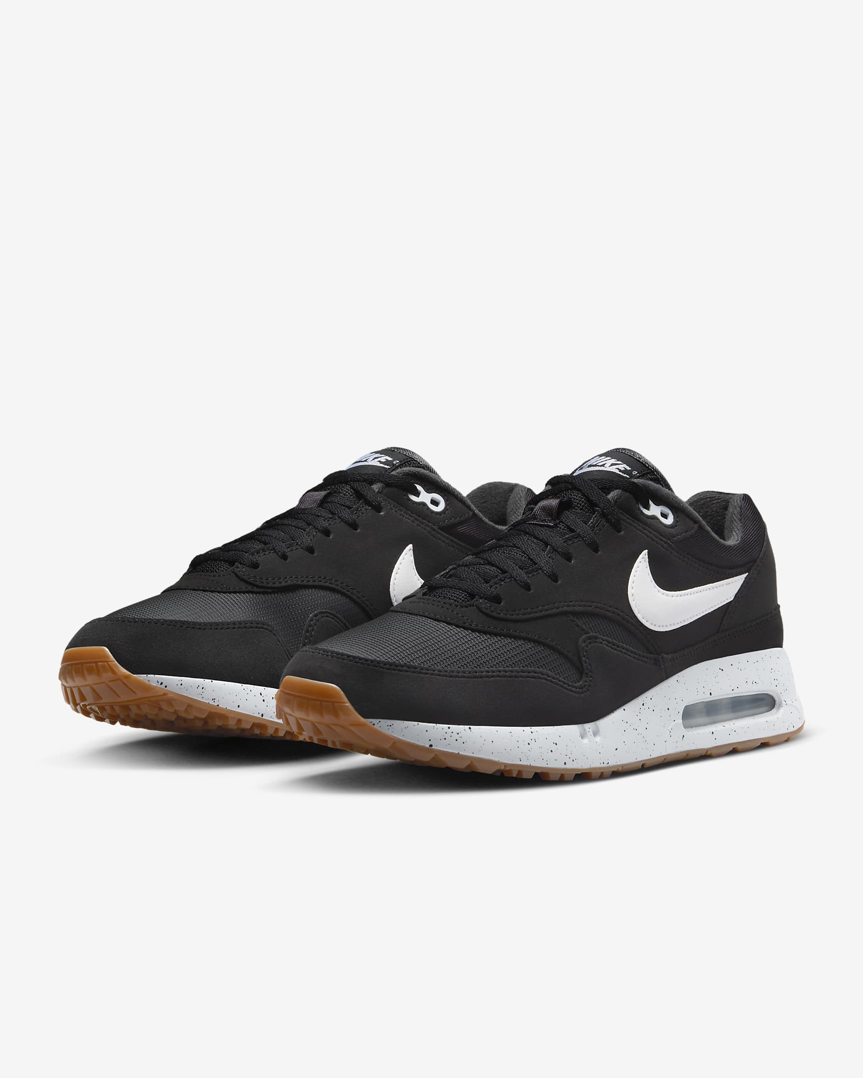 Nike Air Max 1 '86 OG G golfsko til herre - Svart/Anthracite/Gum Medium Brown/Hvit