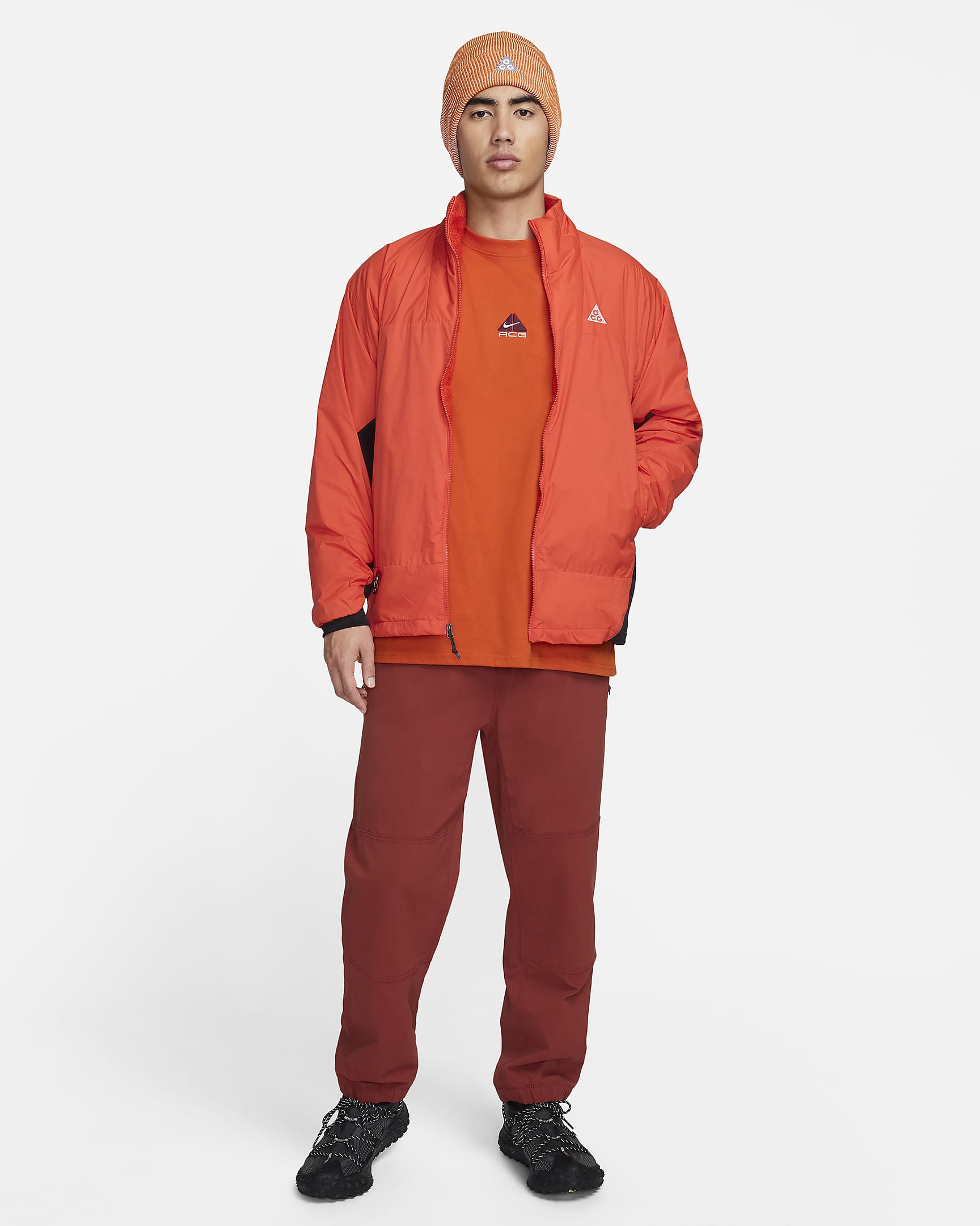 Veste Nike ACG « Sierra Light » pour homme - Cosmic Clay/Noir/Summit White