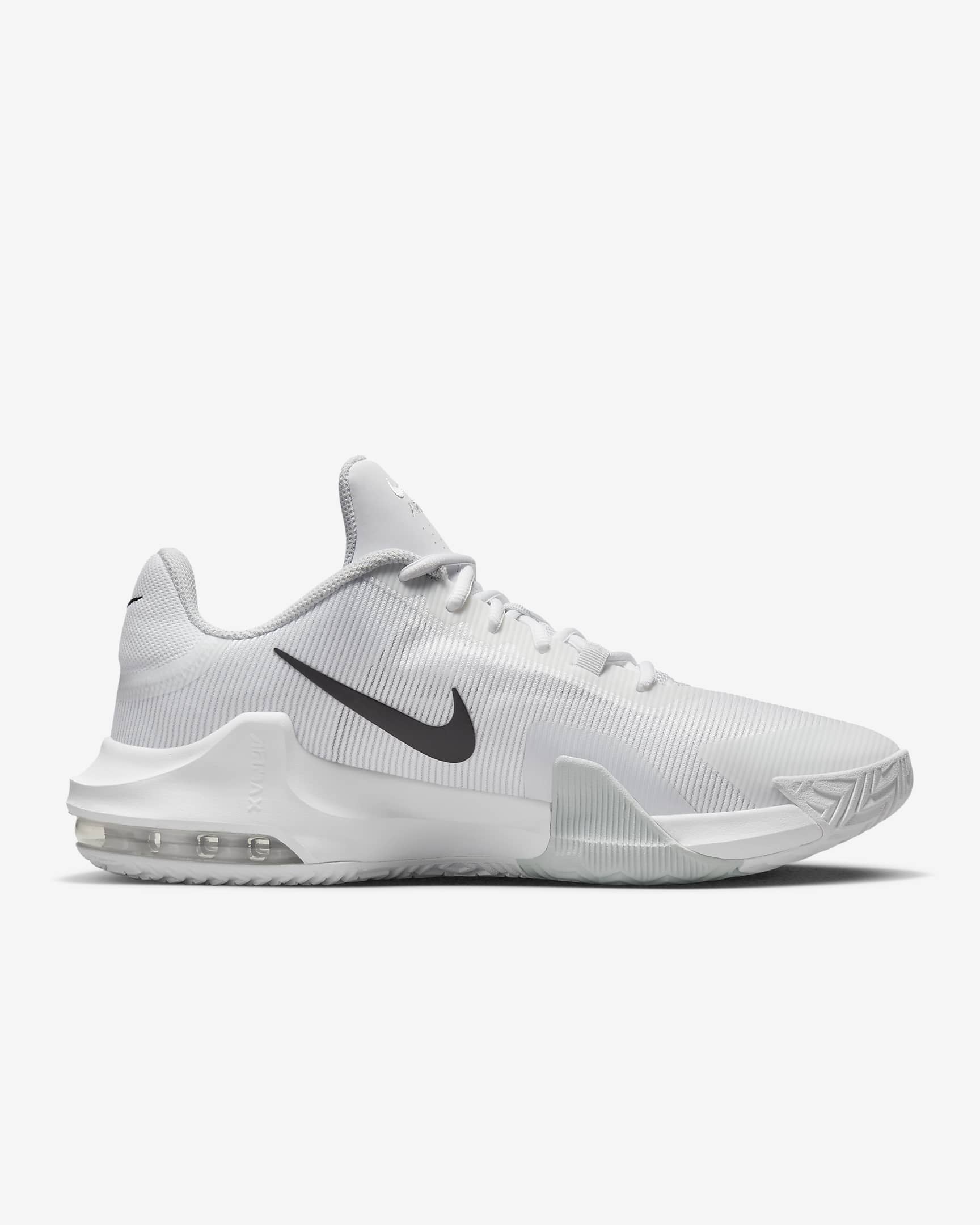 Tenis de básquetbol Nike Impact 4 - Blanco/Platino puro/Negro