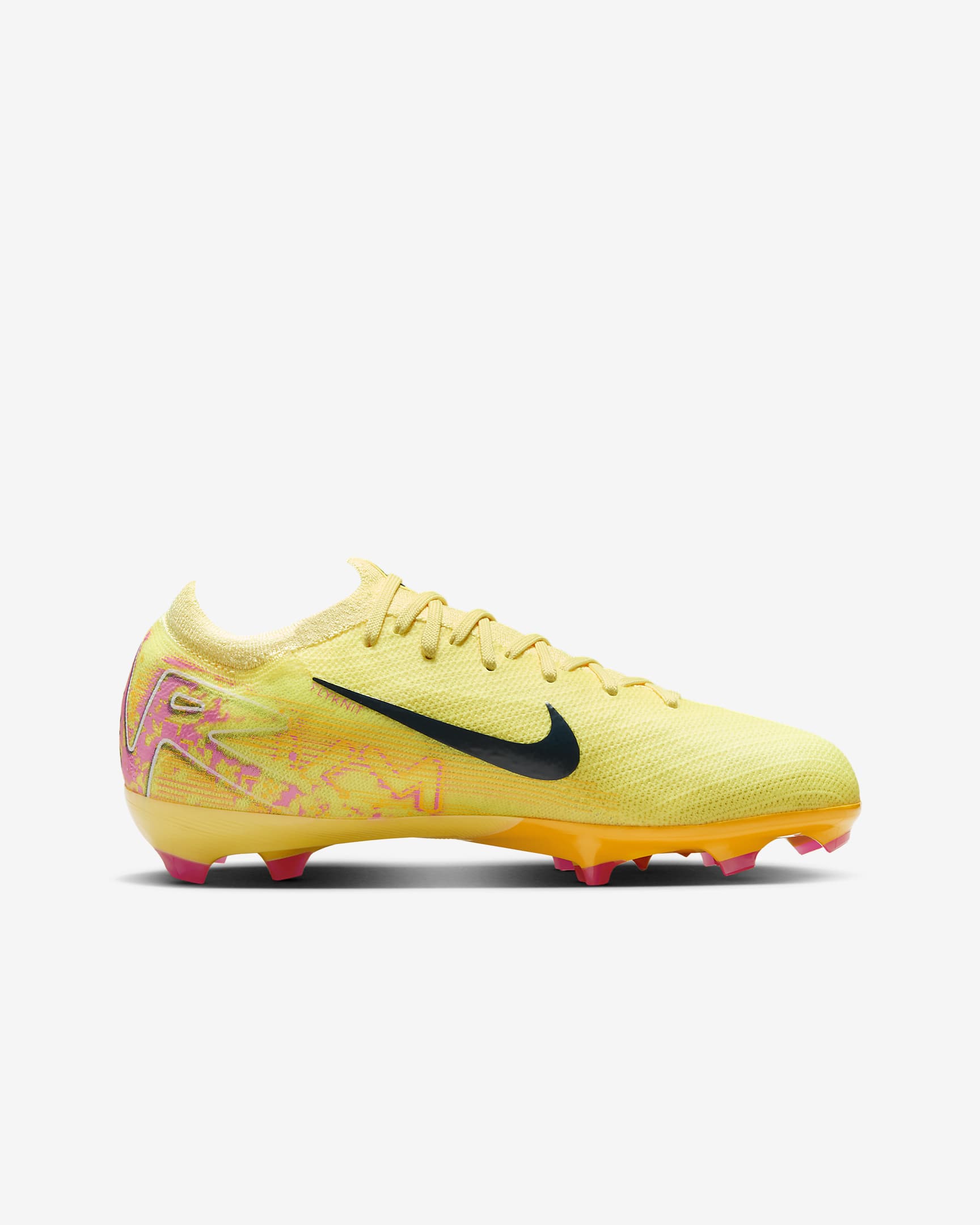 Chaussure de foot basse à crampons pour terrain sec Nike Jr. Mercurial Vapor 16 Pro « Kylian Mbappé » pour ado - Light Laser Orange/Armory Navy