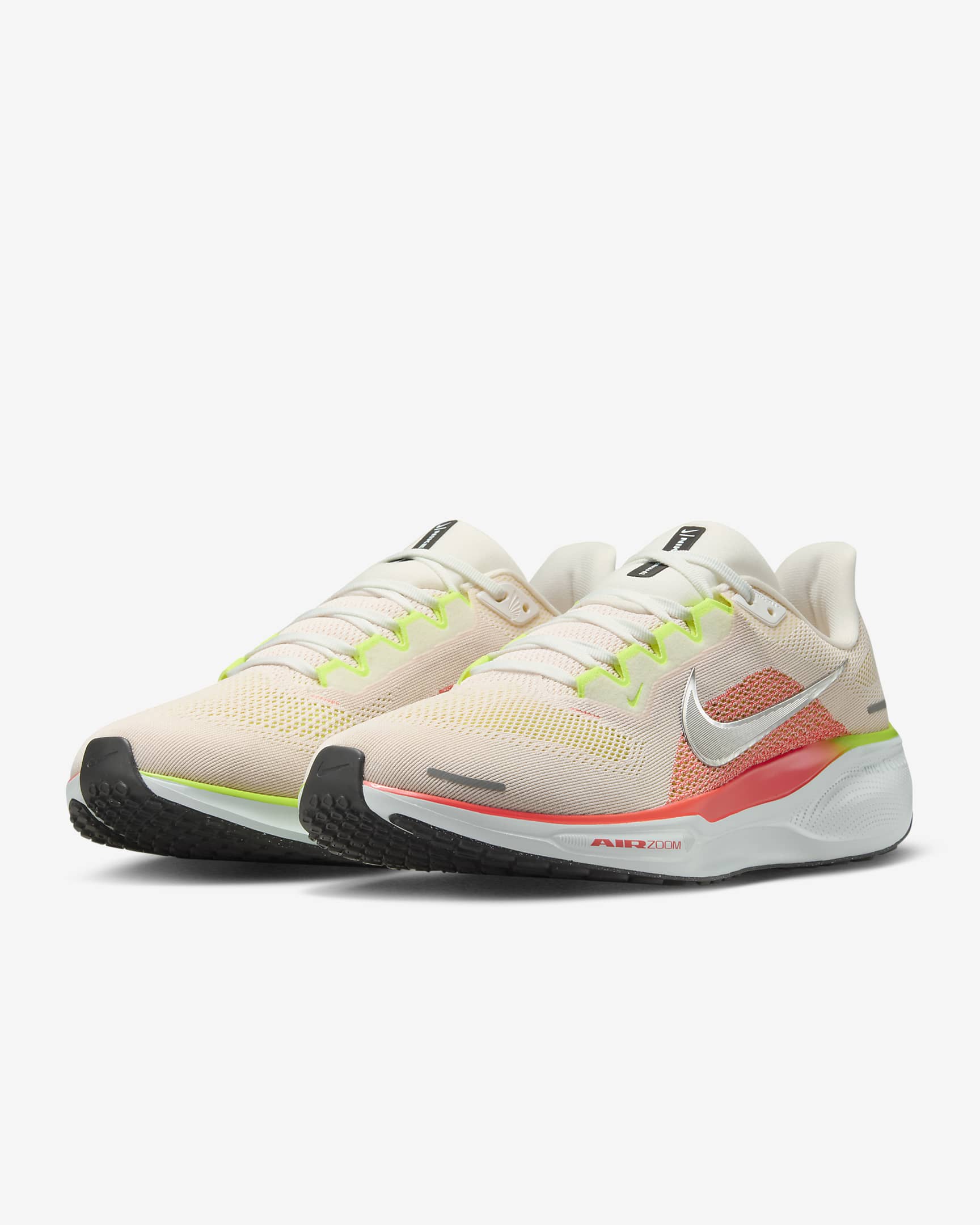 Tenis de correr en pavimento para hombre Nike Pegasus 41 - Blanco cumbre/Carmesí brillante/Azul glacial/Cromo