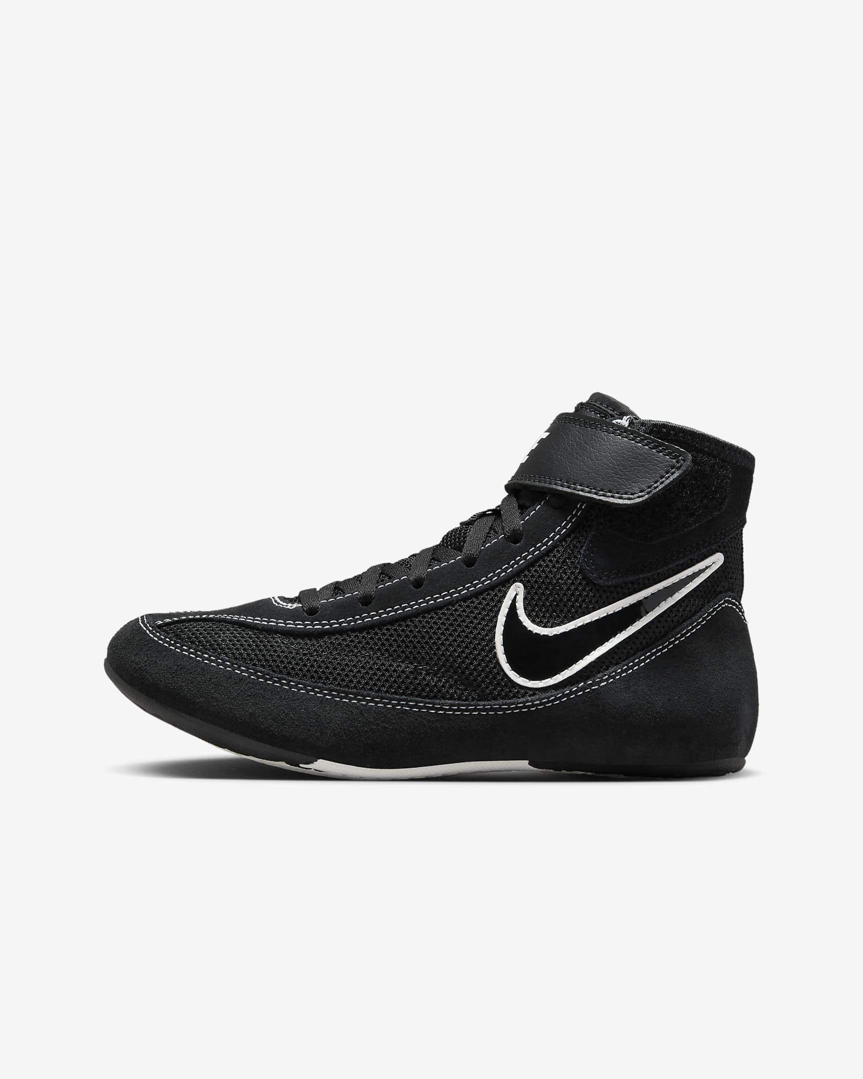 Tenis de lucha para niños grandes Nike SpeedSweep 7 - Negro/Blanco/Negro