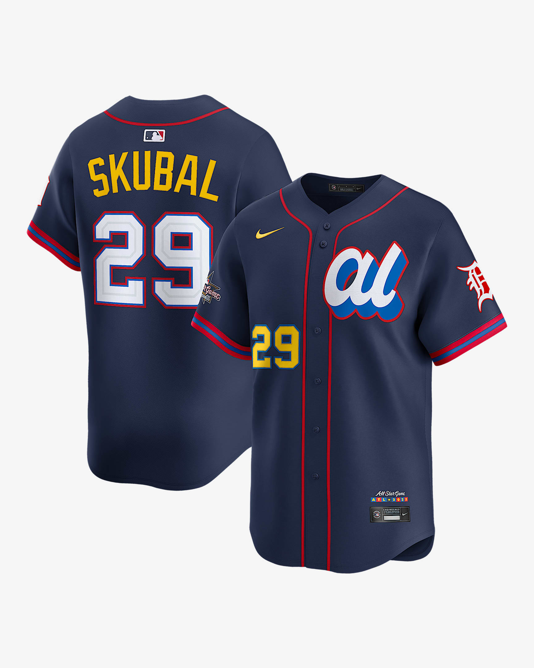 Tarik Skubal American League 2025 Home Run Derby Men's Nike Dri-FIT ADV MLB Limited Jersey - Midnight Navy