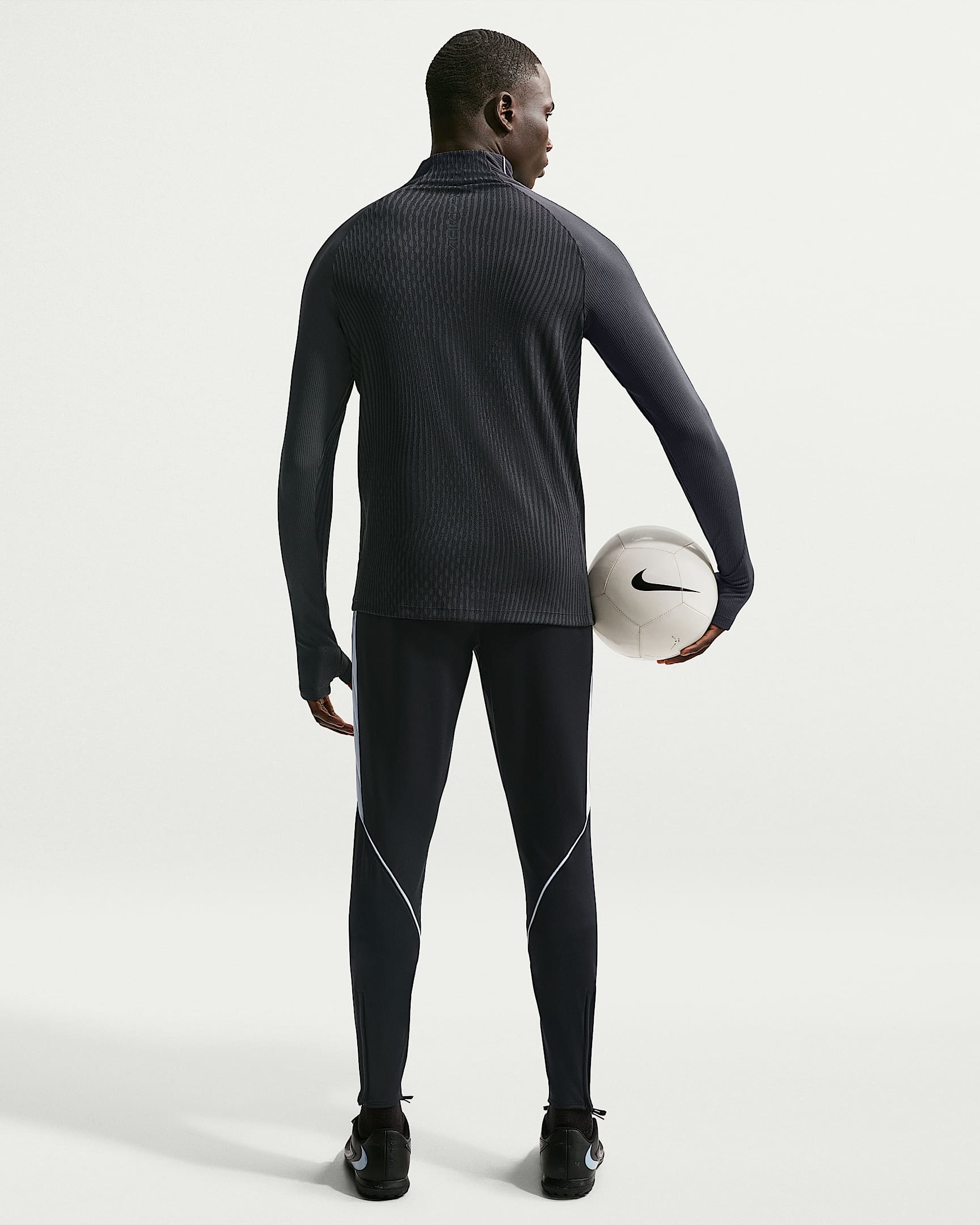 Nike Strike Elite Men's Dri-FIT ADV Football Drill Top - Dark Smoke Grey/Black/Barely Volt/Barely Volt
