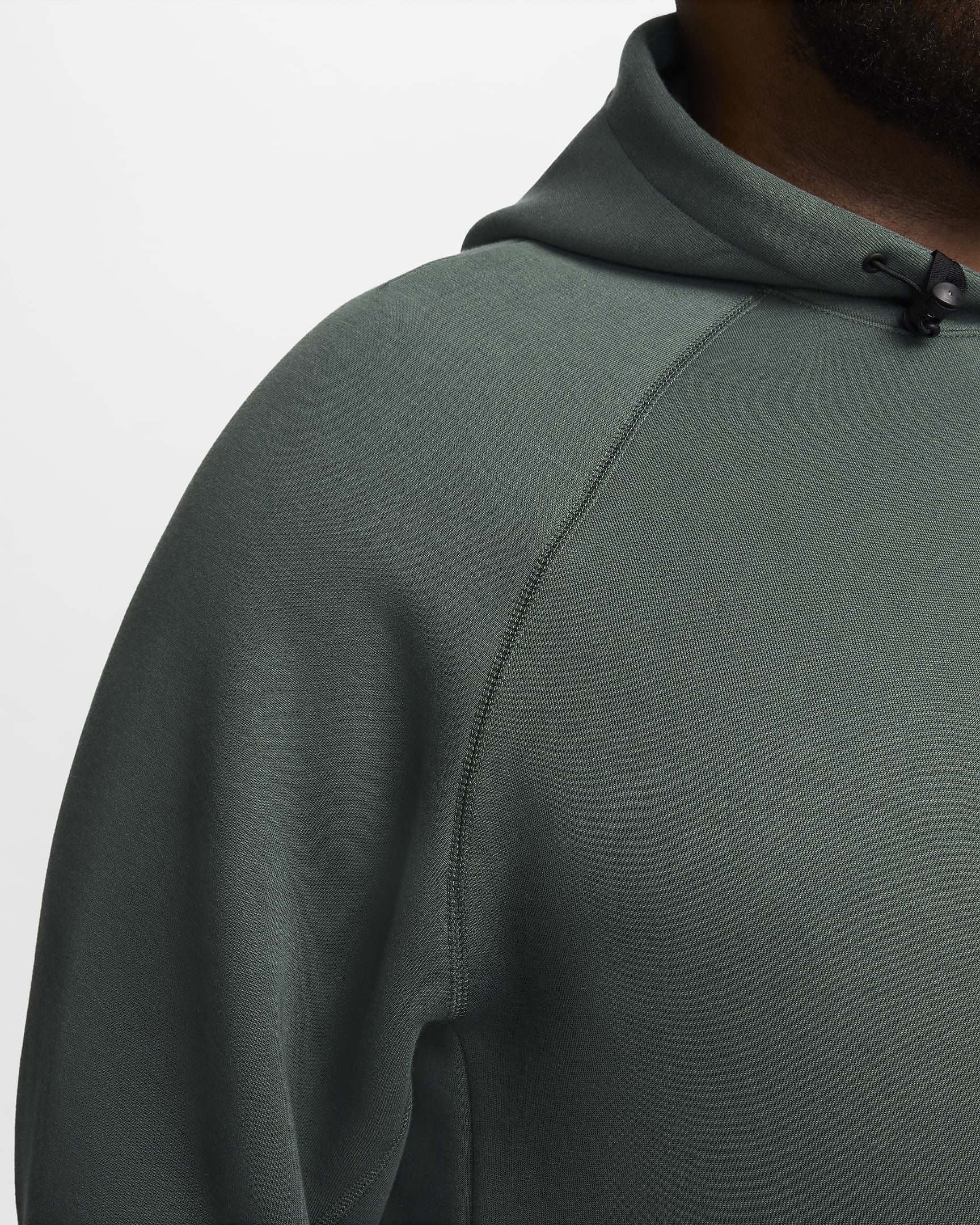 Nike Sportswear Tech Fleece Men's Pullover Hoodie - Vintage Green/Black