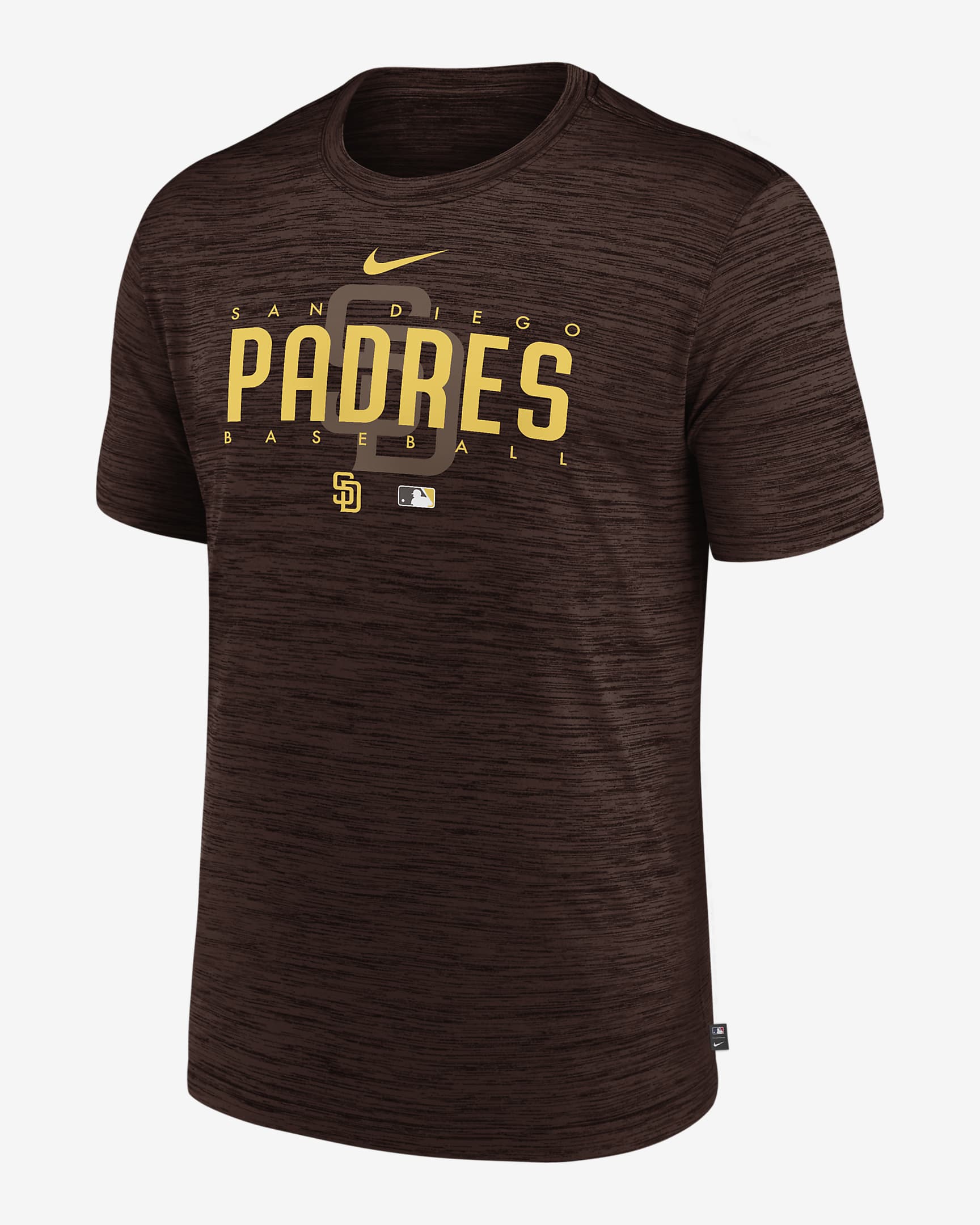 Nike Dri-FIT Velocity Practice (MLB San Diego Padres) Men's T-Shirt ...