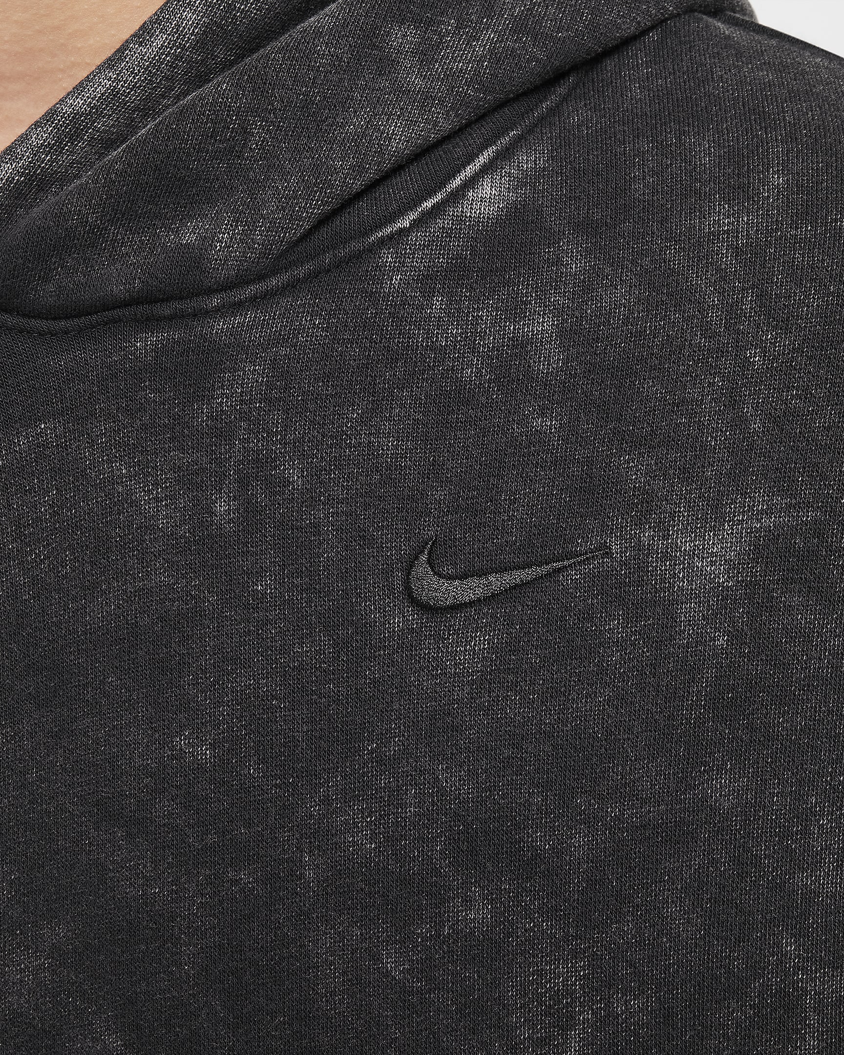 Nike Culture of Basketball-pullover-hættetrøje i fleece til større børn - sort/Anthracite/sort