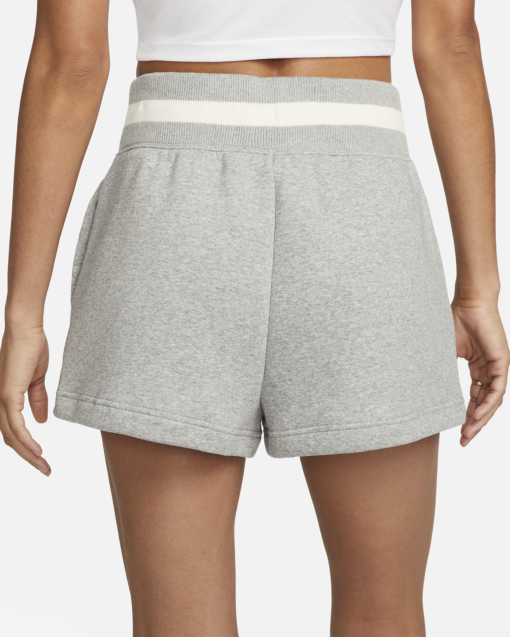 Nike Sportswear Phoenix Fleece Heritage Women's High-Waisted Shorts ...