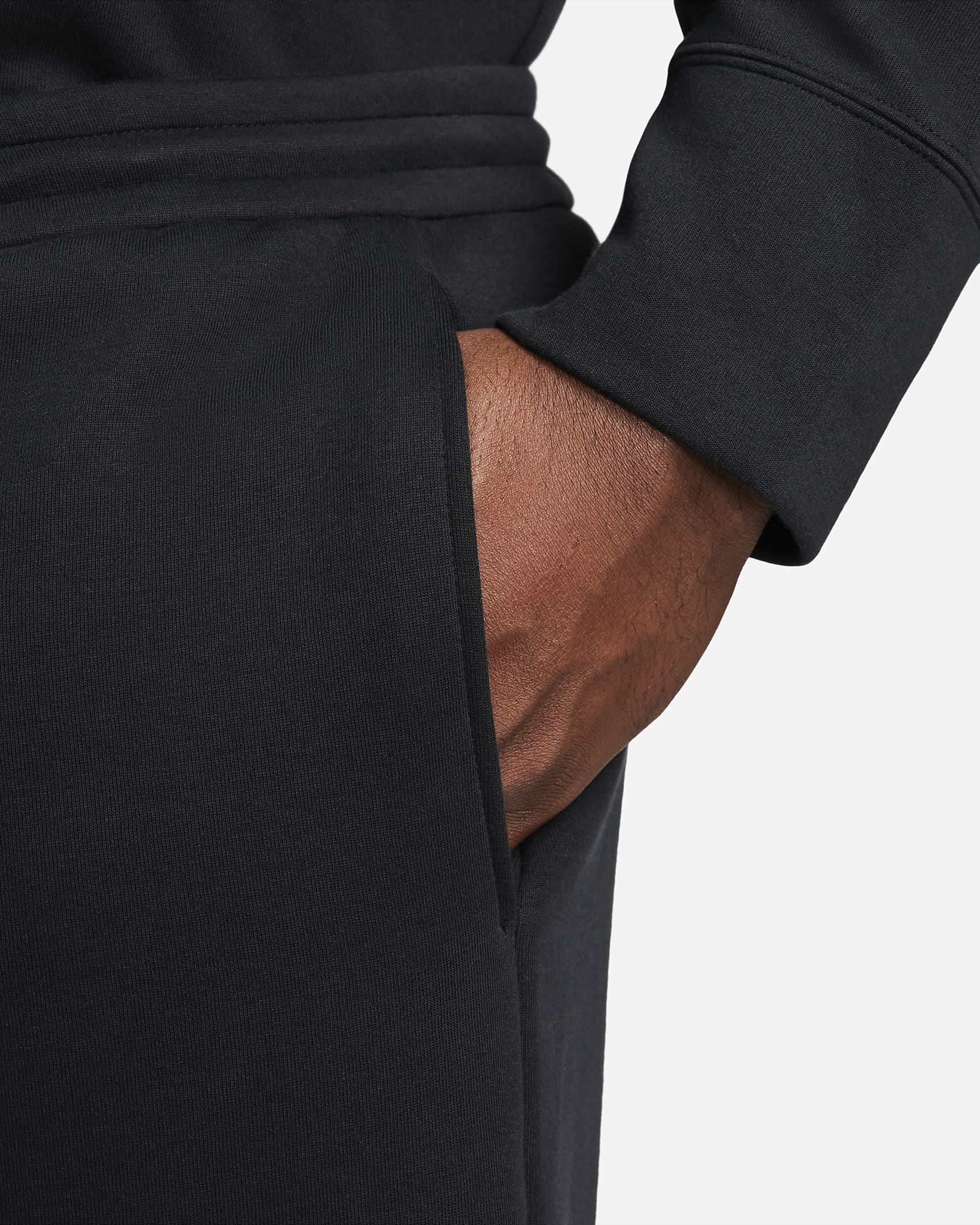 Pants de entrenamiento de ajuste holgado con dobladillo abierto para hombre Nike Sportswear Tech Fleece Reimagined - Negro/Negro