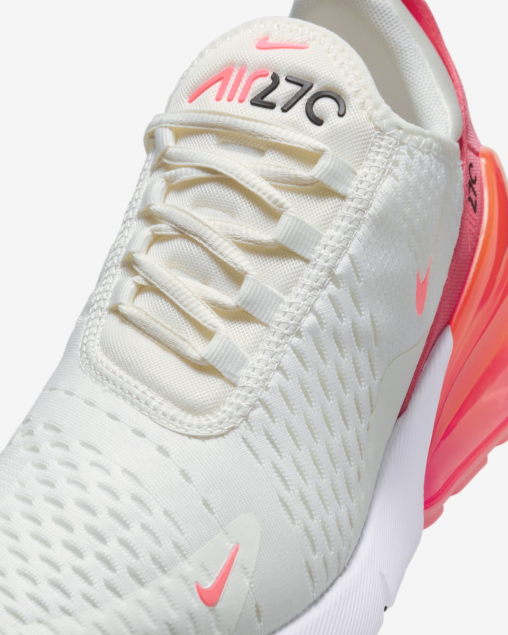 Nike Air Max 270 damesko - Sail/Aster Pink/Hvit/Hot Punch