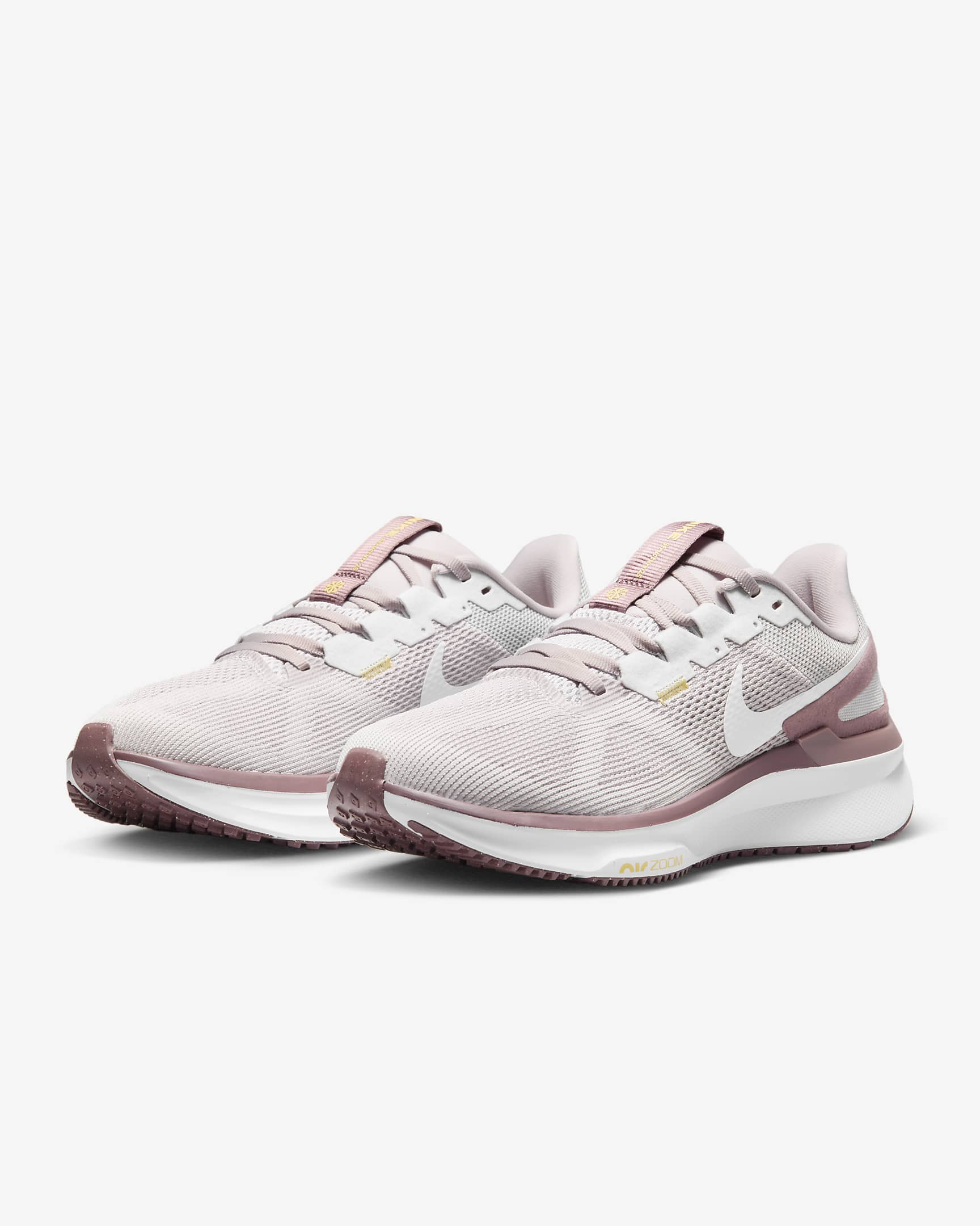 Nike Structure 25 Women's Road Running Shoes - Platinum Violet/Photon Dust/Smokey Mauve/White