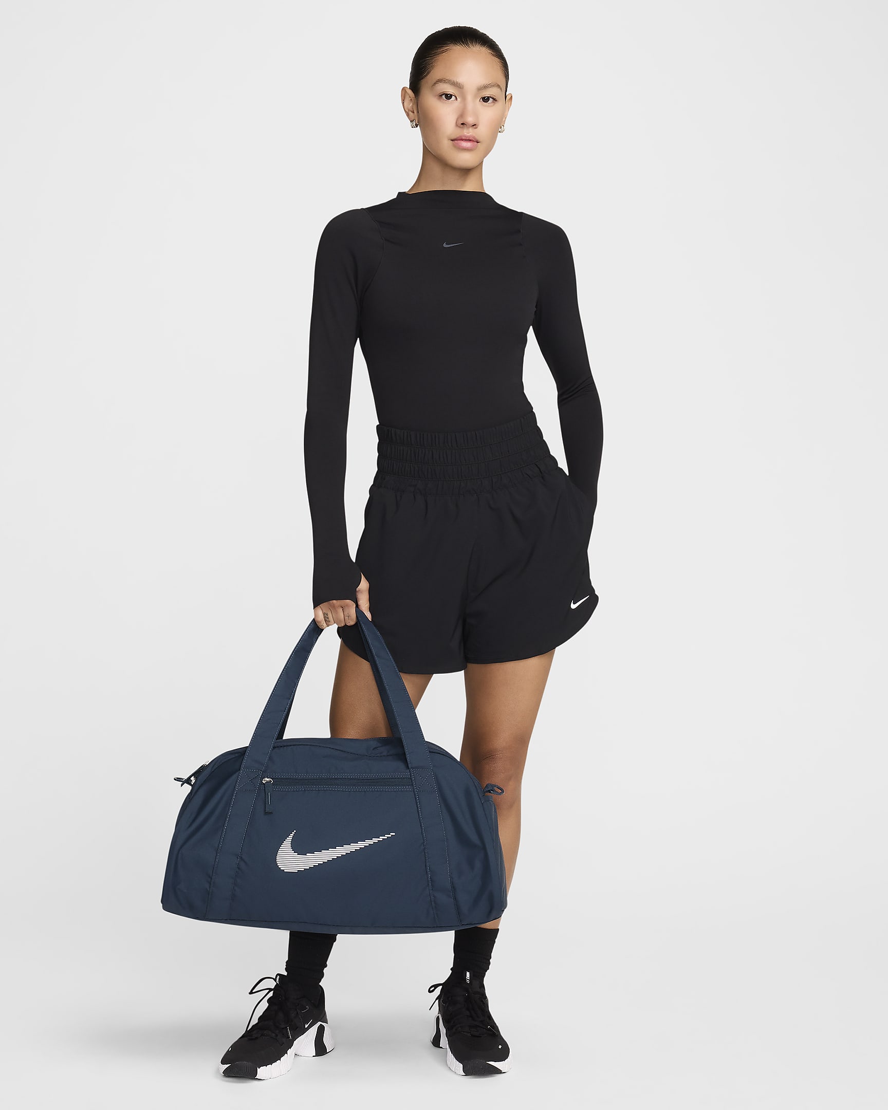 Nike Gym Club Duffel Bag (24L) - Armoury Navy/Armoury Navy/Metallic Silver