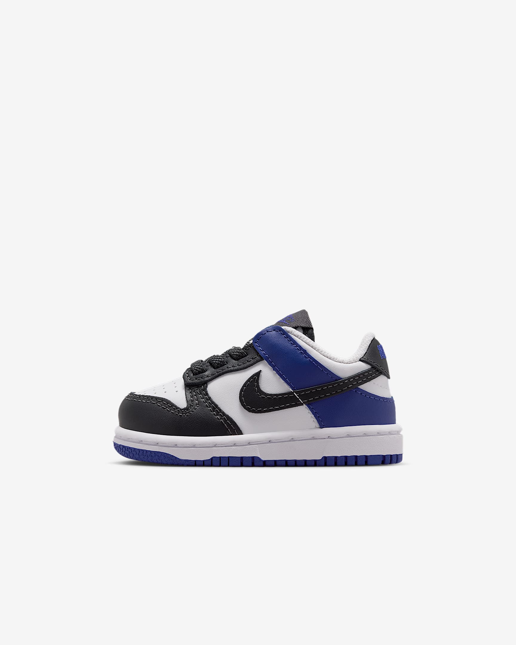 Nike Dunk Low Schuh für Babys und Kleinkinder - Weiß/Deep Night/Dark Smoke Grey