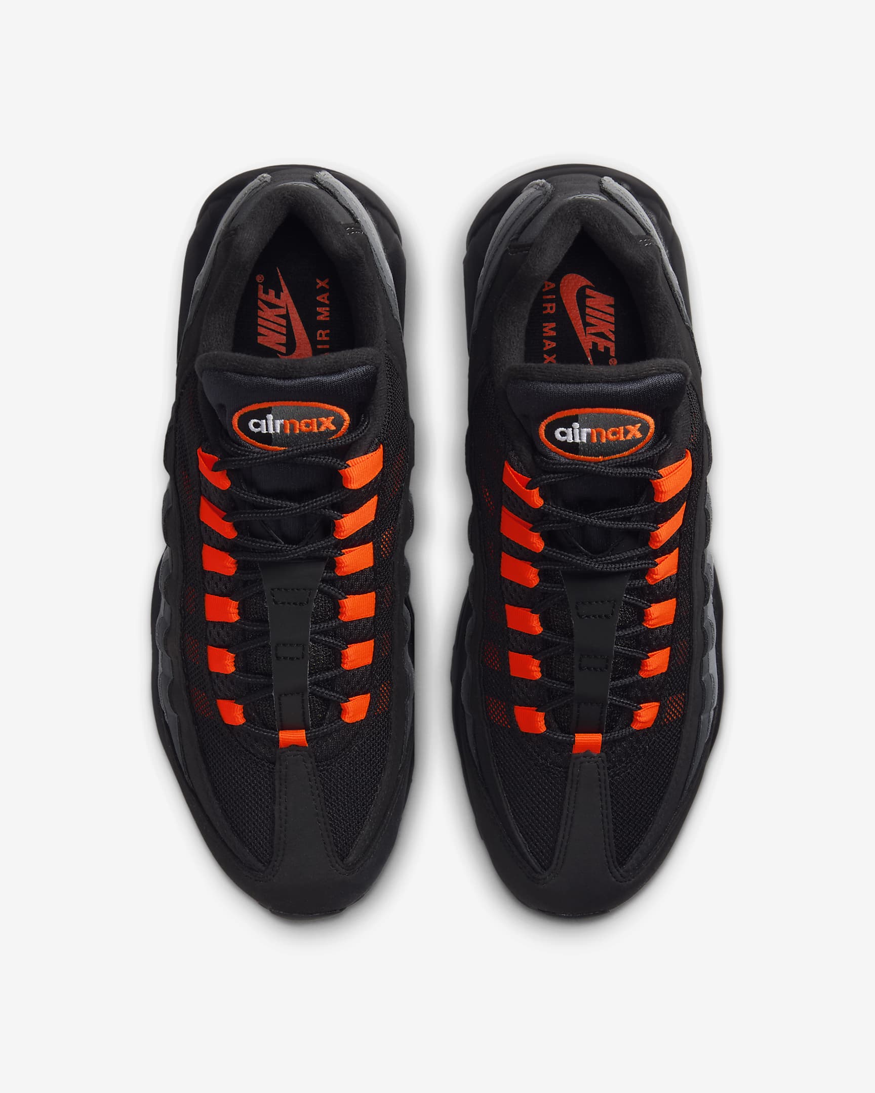 Nike Air Max 95 Herrenschuh - Schwarz/Anthracite/Smoke Grey/Hyper Crimson