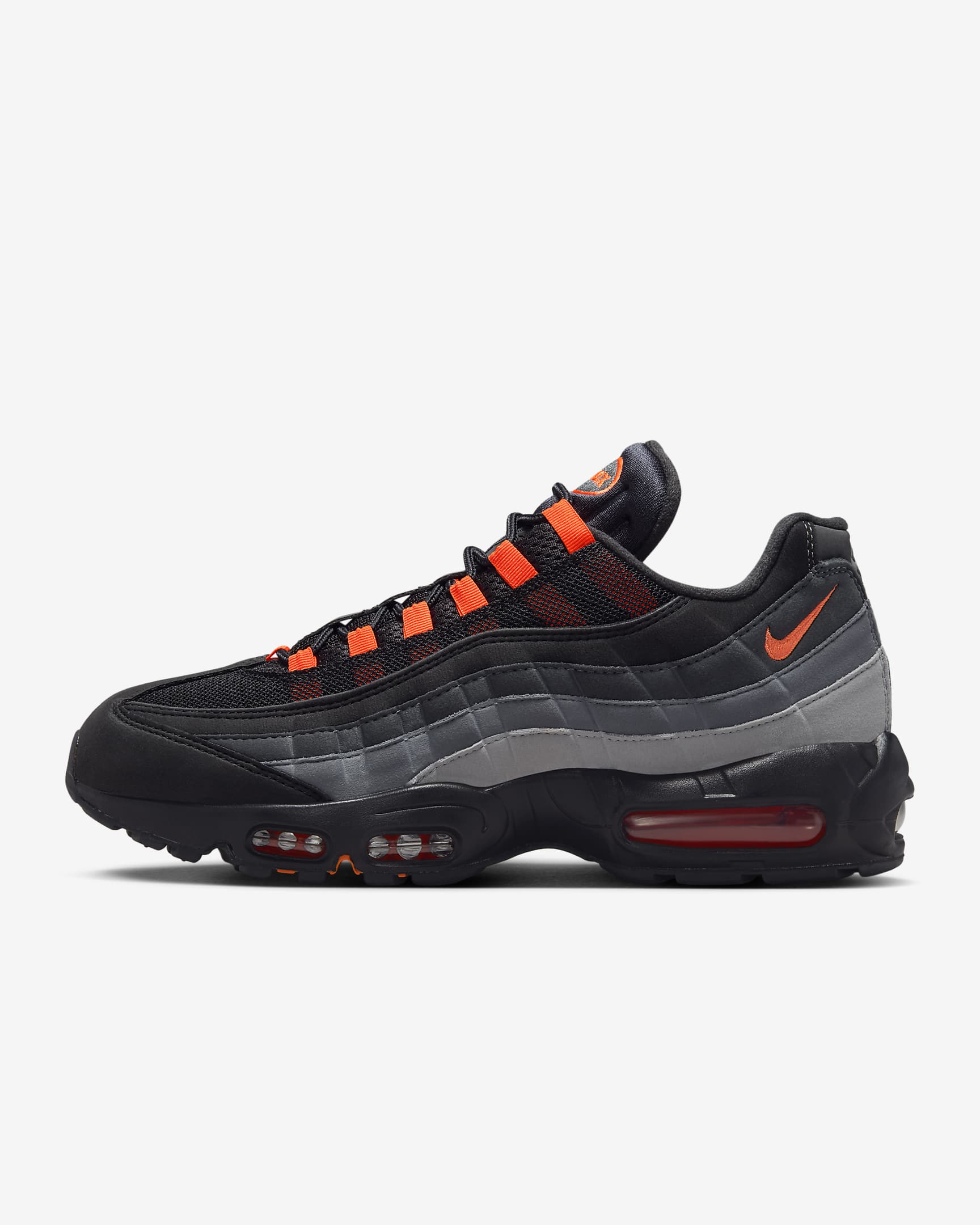 Chaussure Nike Air Max 95 pour homme - Noir/Anthracite/Smoke Grey/Hyper Crimson