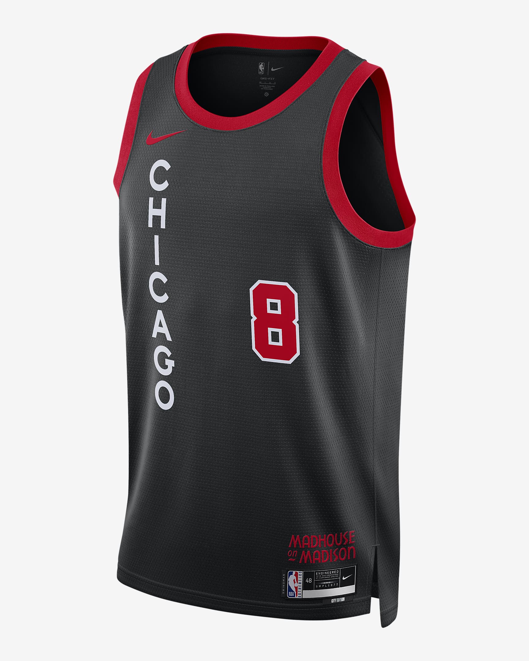 Maillot Nike DriFIT NBA Swingman Zach Lavine Chicago Bulls City