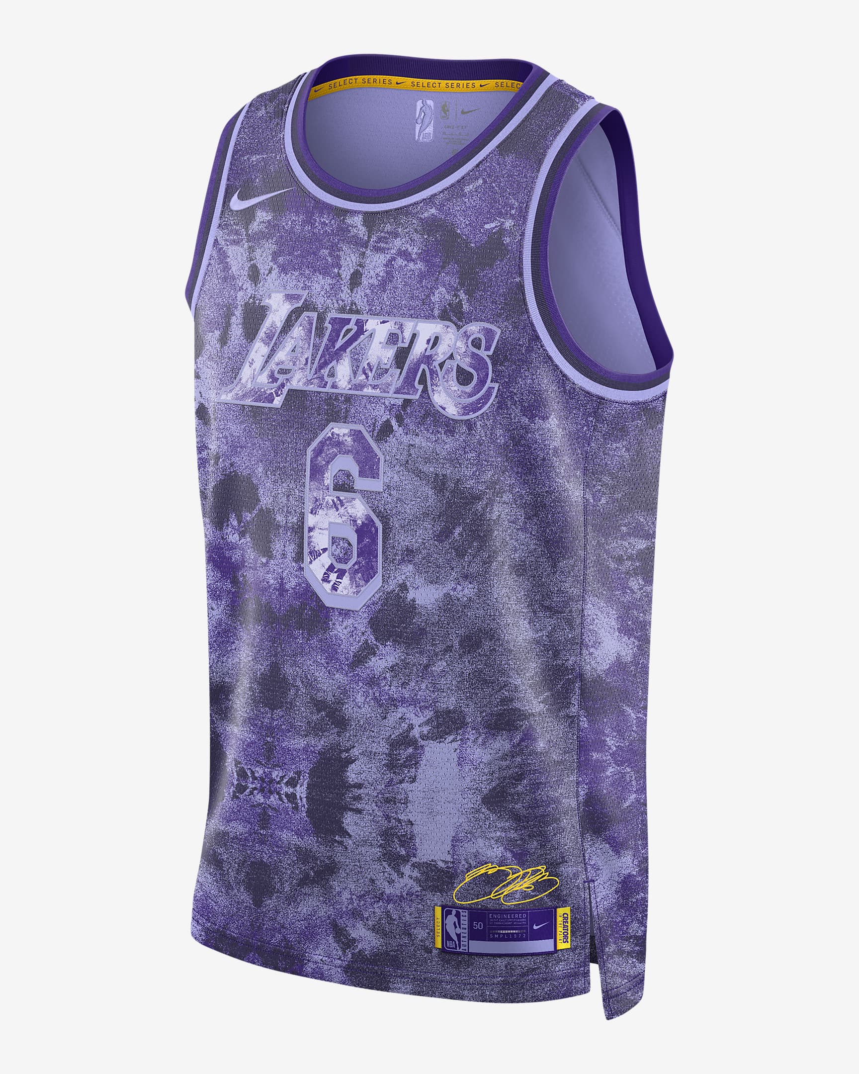 LeBron James Los Angeles Lakers 2022/23 Select Series Men's Nike Dri ...