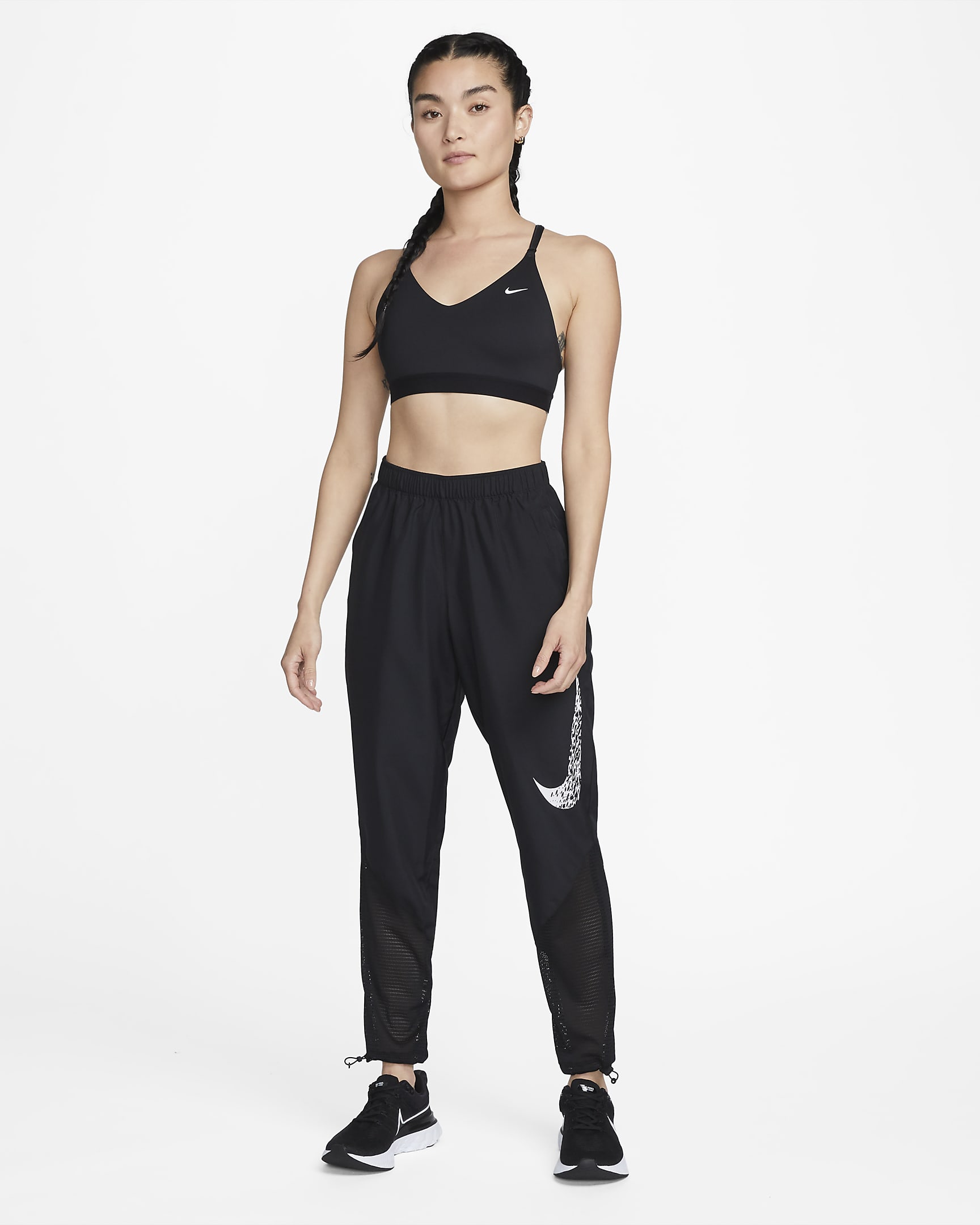 Nike Dri-FIT Swoosh Run Women's Mid-Rise Running Trousers. Nike ID