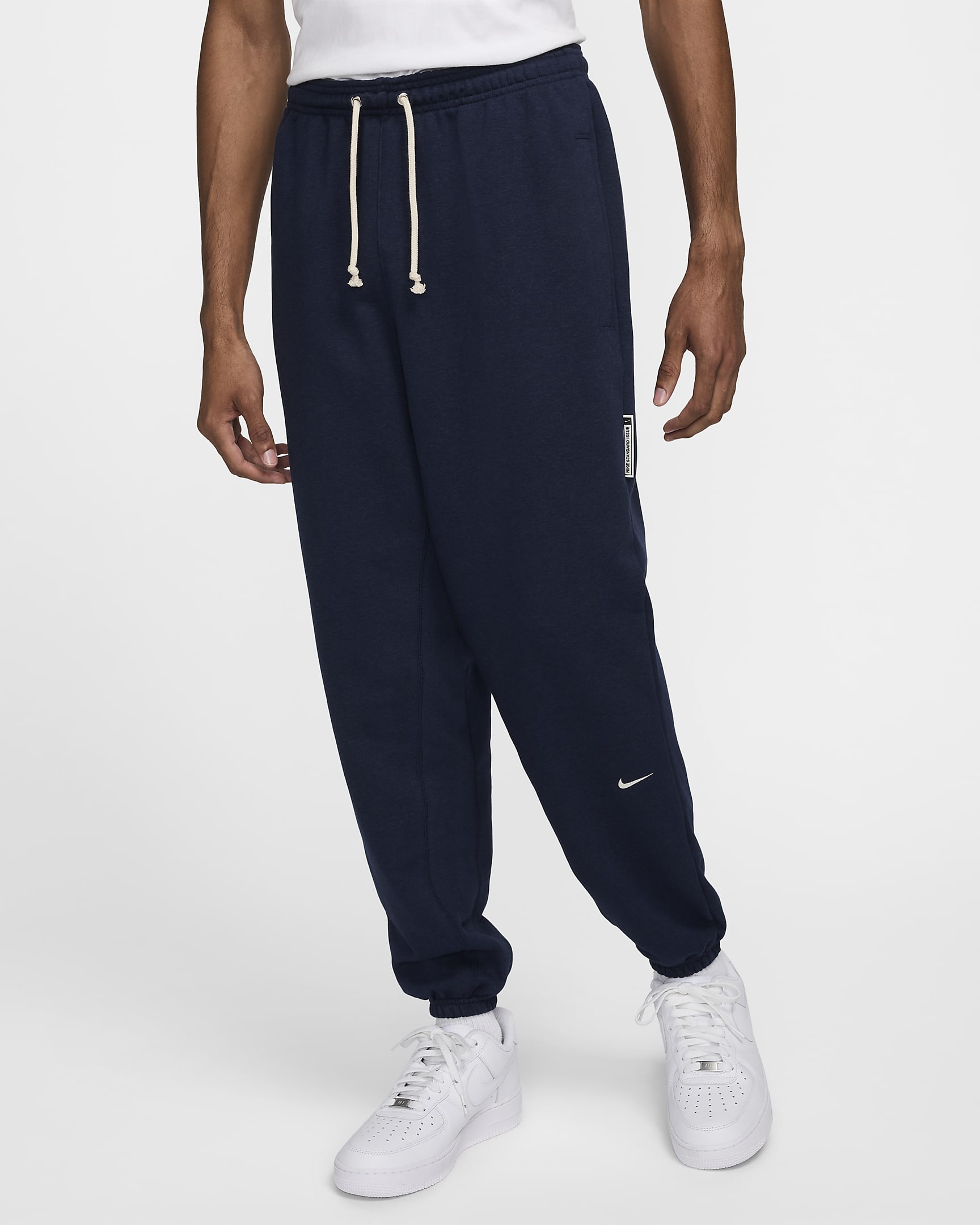 Pants de básquetbol Dri-FIT para hombre Nike Standard Issue - Obsidiana/Jaspeado/Marfil pálido