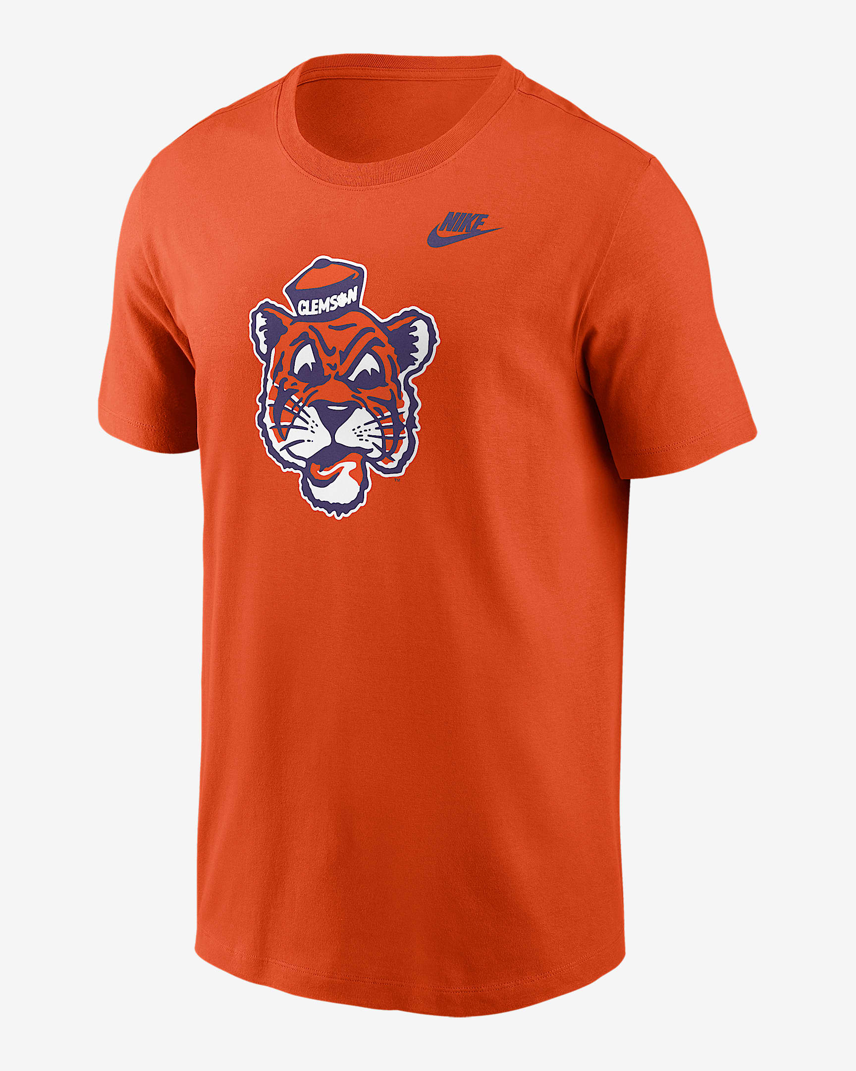 Playera universitaria Nike para hombre Clemson Tigers Legacy Alternate Logo - Naranja