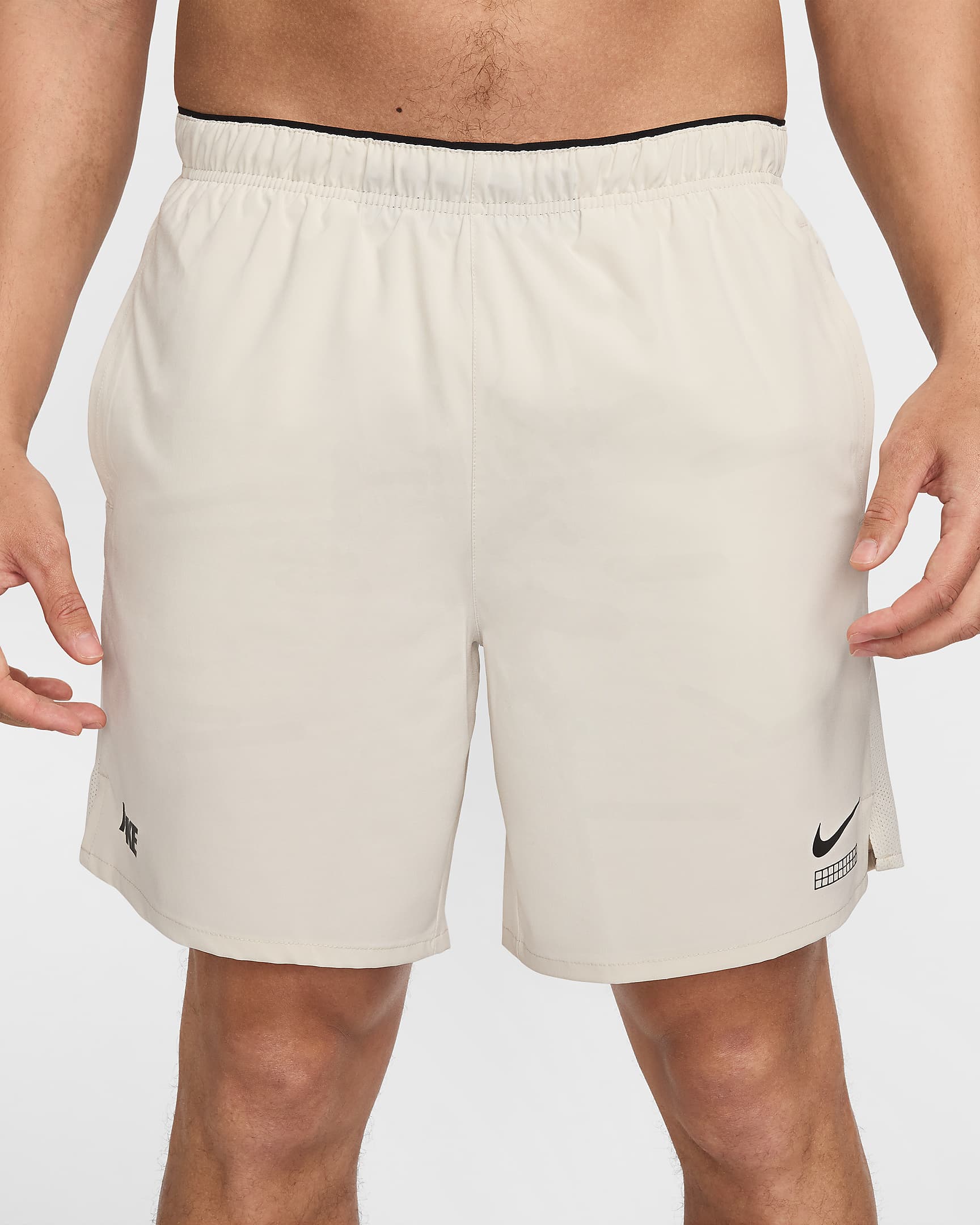 Nike Challenger Men's 18cm (approx.) Brief-Lined Running Shorts - Light Bone