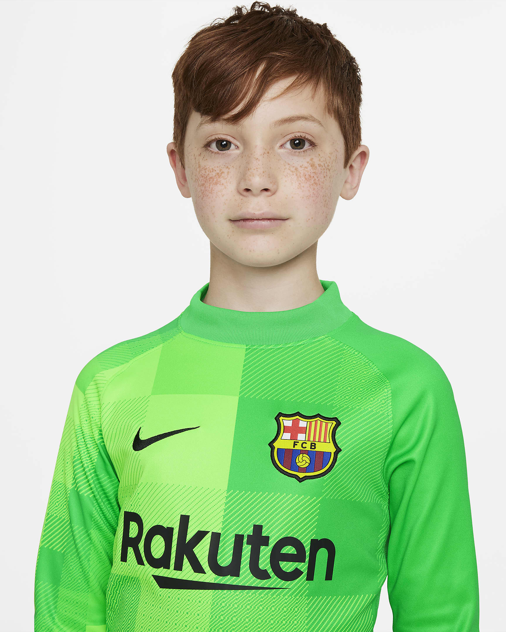 F.C. Barcelona 2021/22 Stadium Goalkeeper Older Kids' LongSleeve