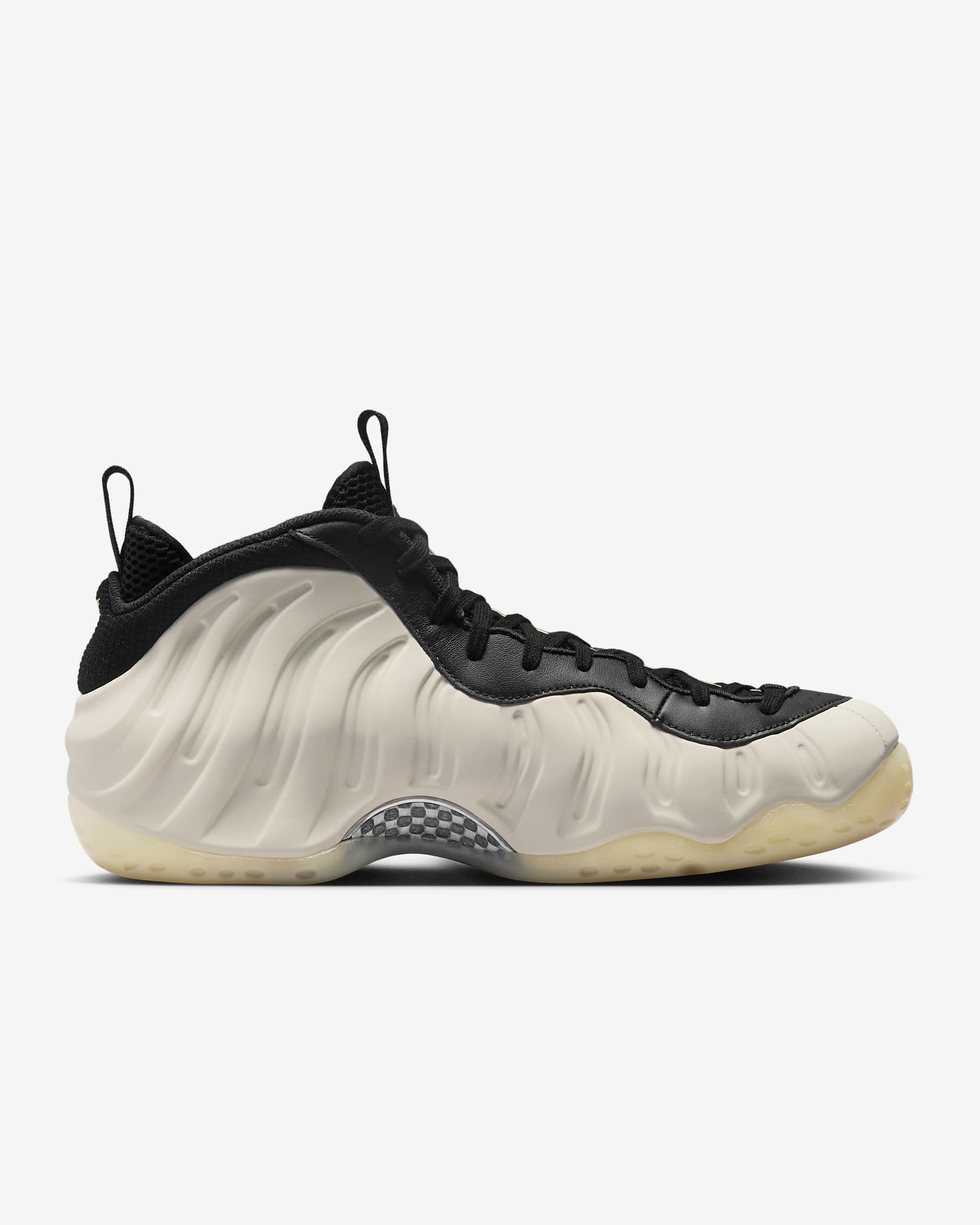 Sko Nike Air Foamposite One för män - Svart/Light Orewood Brown/Chrome/Team Gold