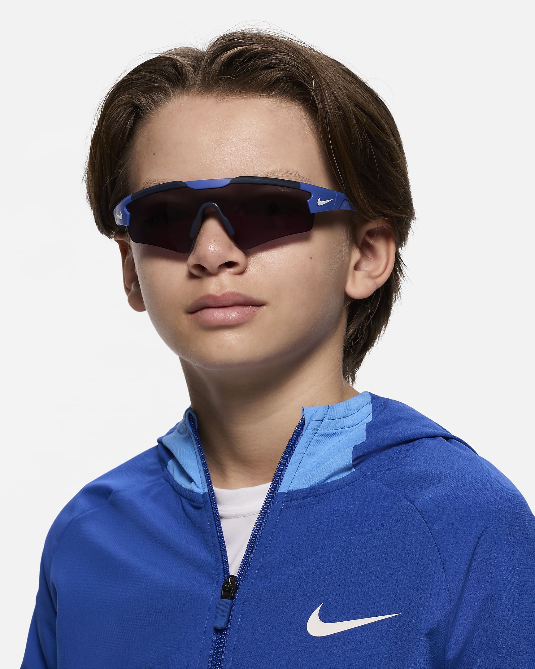 Nike Cloak Youth Mirrored Sunglasses - Game Royal/Navy