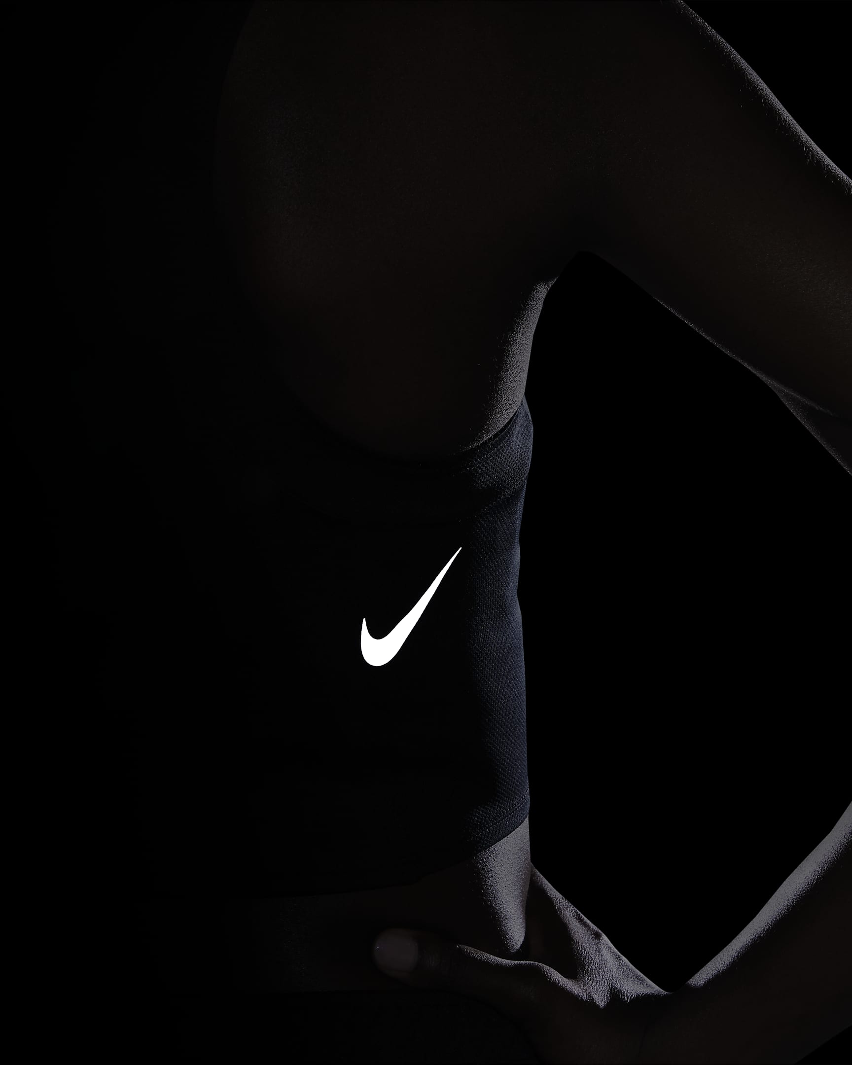 Nike Dri-FIT Race Lauf-Kurz-Tanktop für Damen - Schwarz