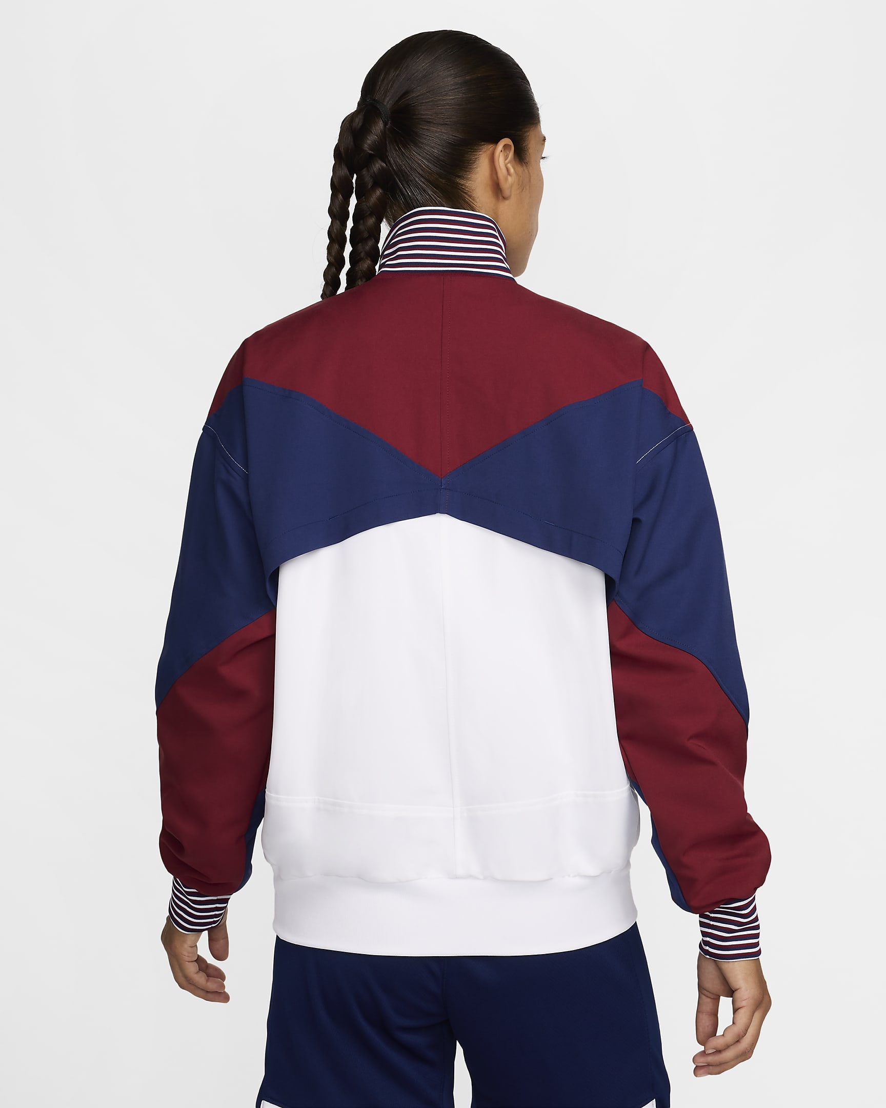 Veste de foot Nike Dri-FIT Angleterre Strike Domicile pour femme - Blanc/Team Red/Blue Void