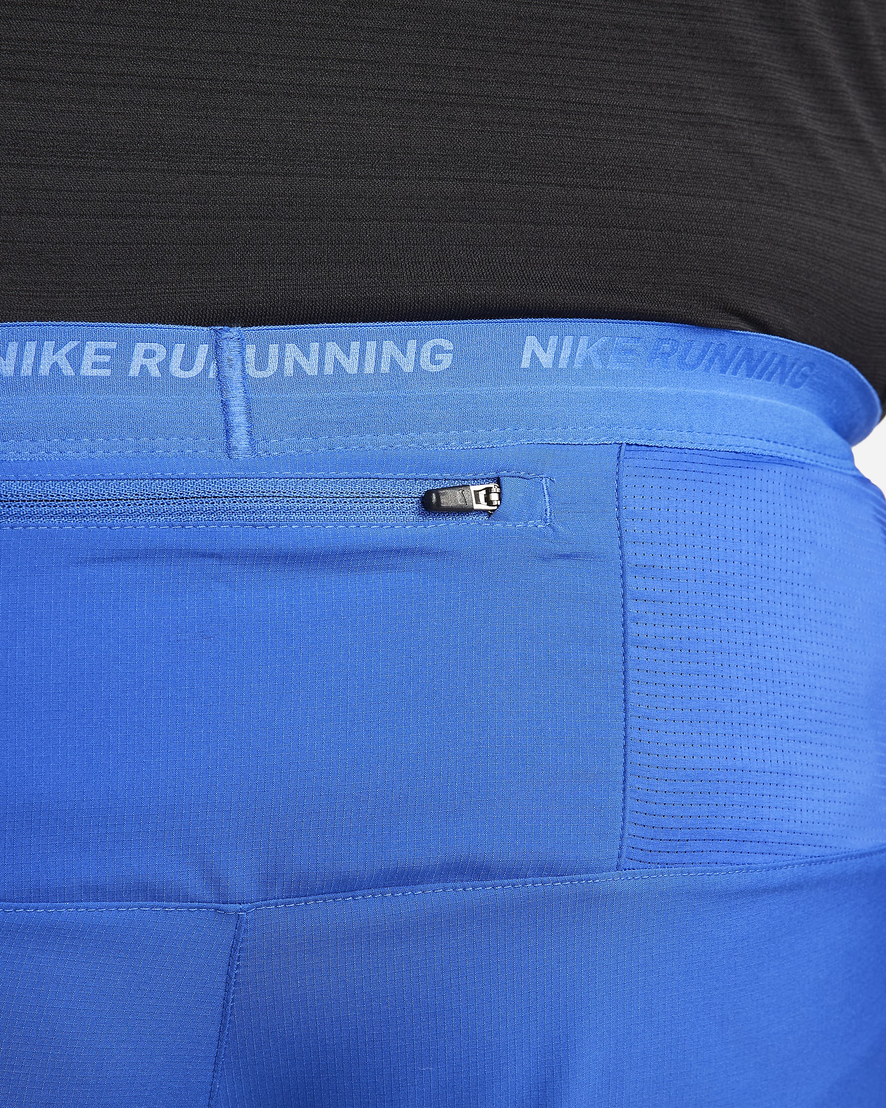 Short de running hybride Dri-FIT Nike Stride 13 cm pour homme - Game Royal/Noir/Noir