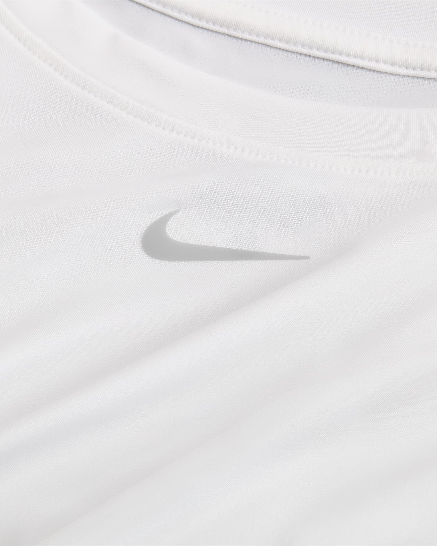 Nike One Classic Women's Dri-FIT Short-Sleeve Top - White/Black