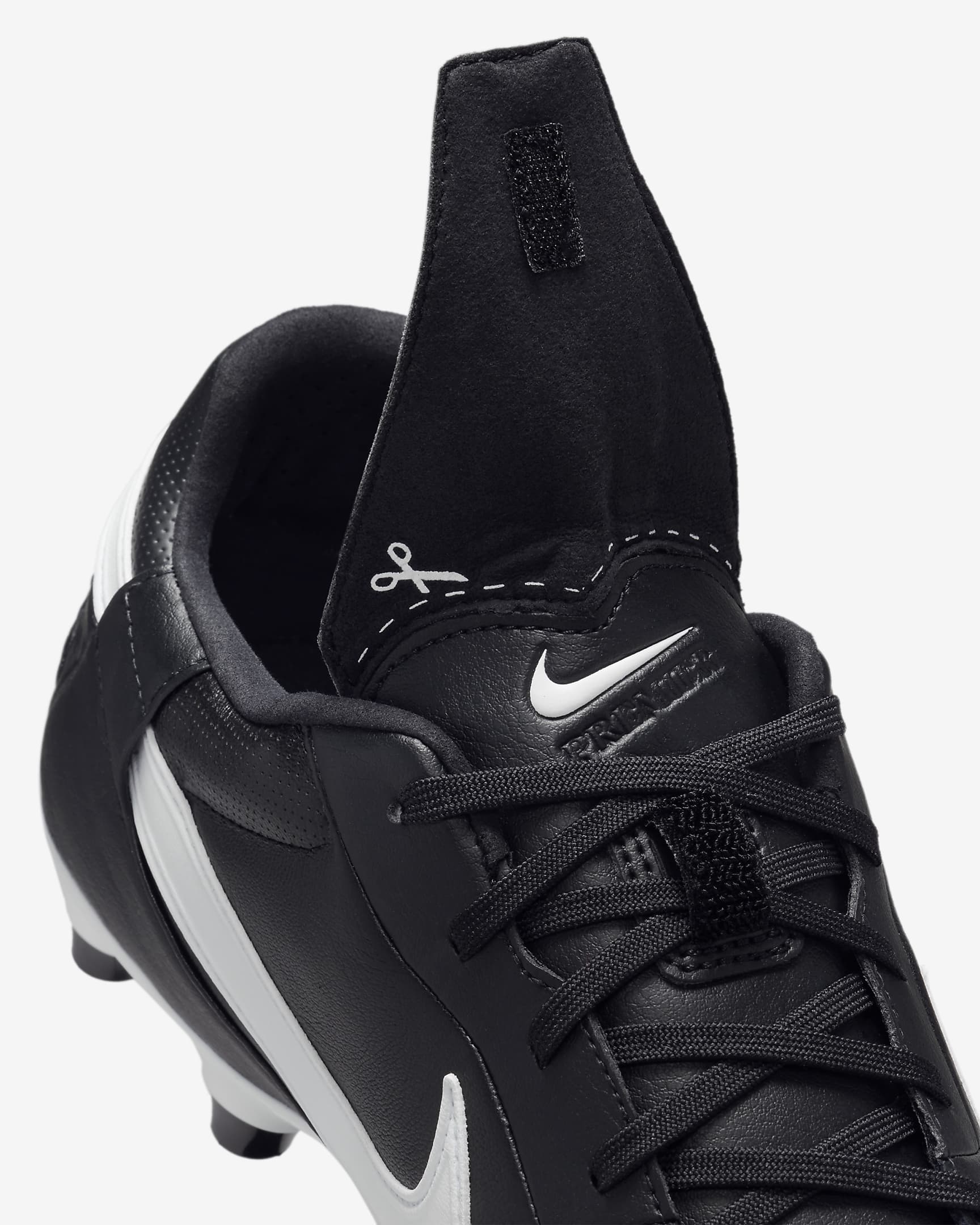 Chuteiras de futebol de perfil baixo FG Nike Premier 3 - Preto/Branco