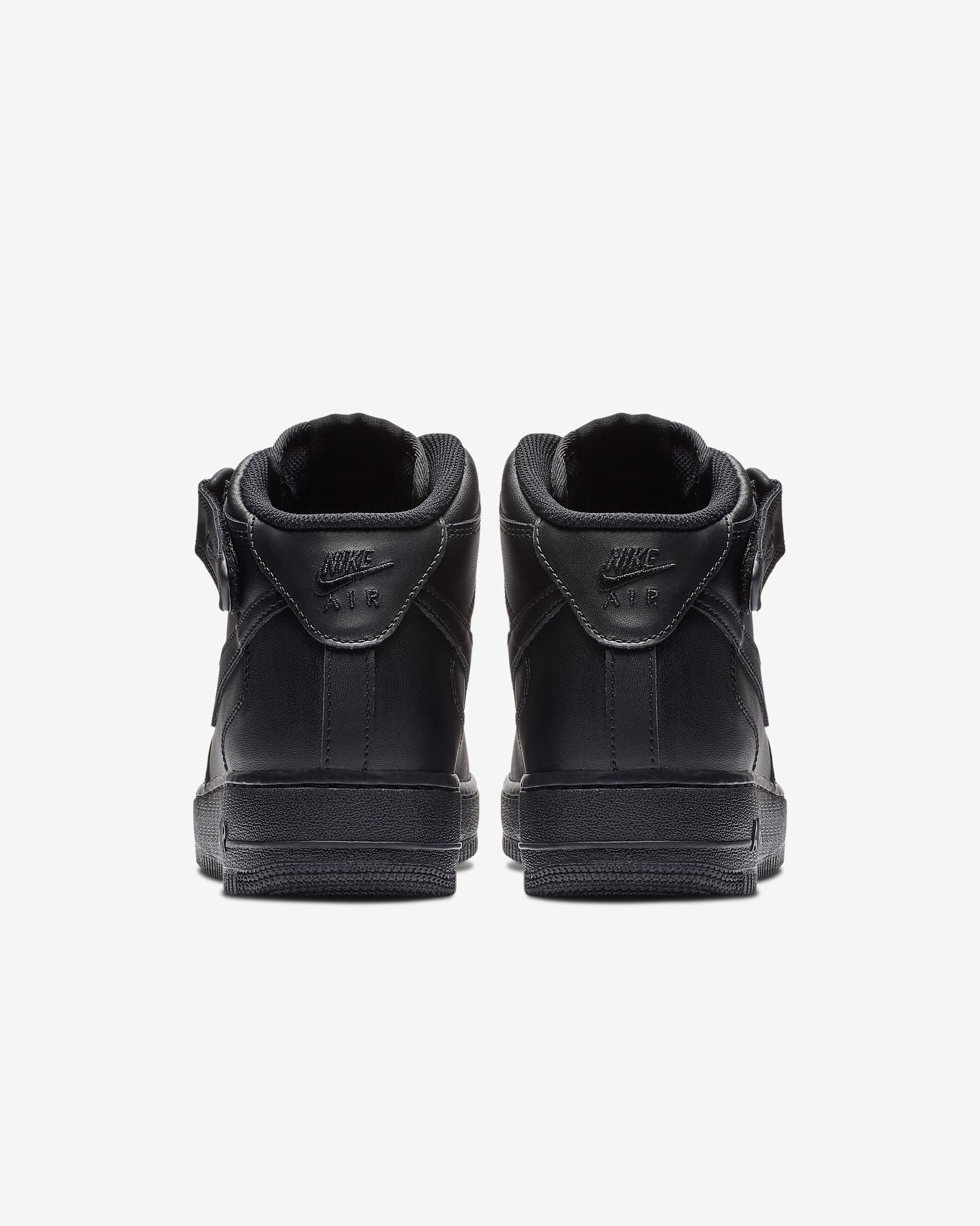 Chaussure Nike Air Force 1 Mid '07 pour Homme - Noir/Noir