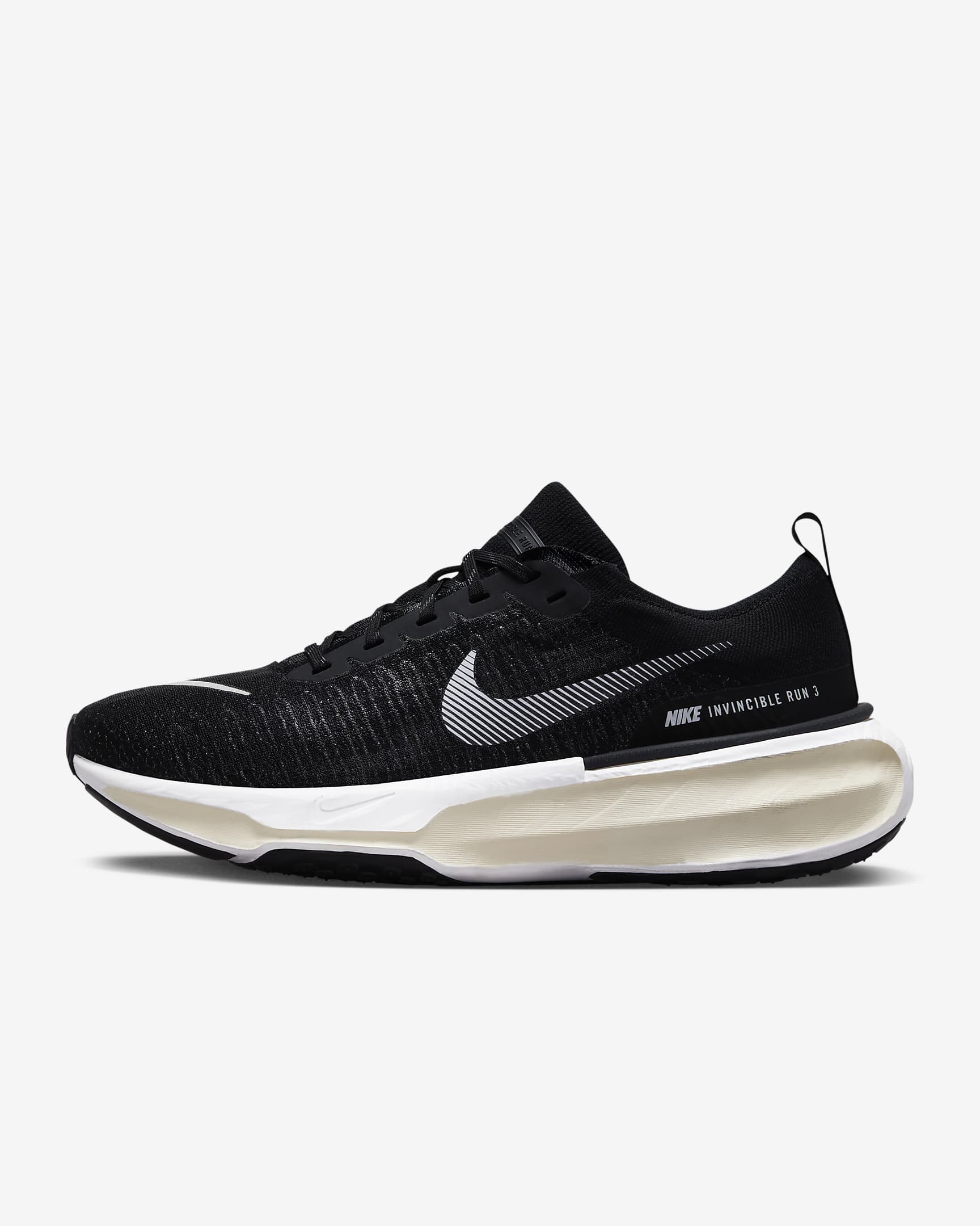 Nike Invincible 3 Men's Road Running Shoes - Black/Dark Grey/White/White