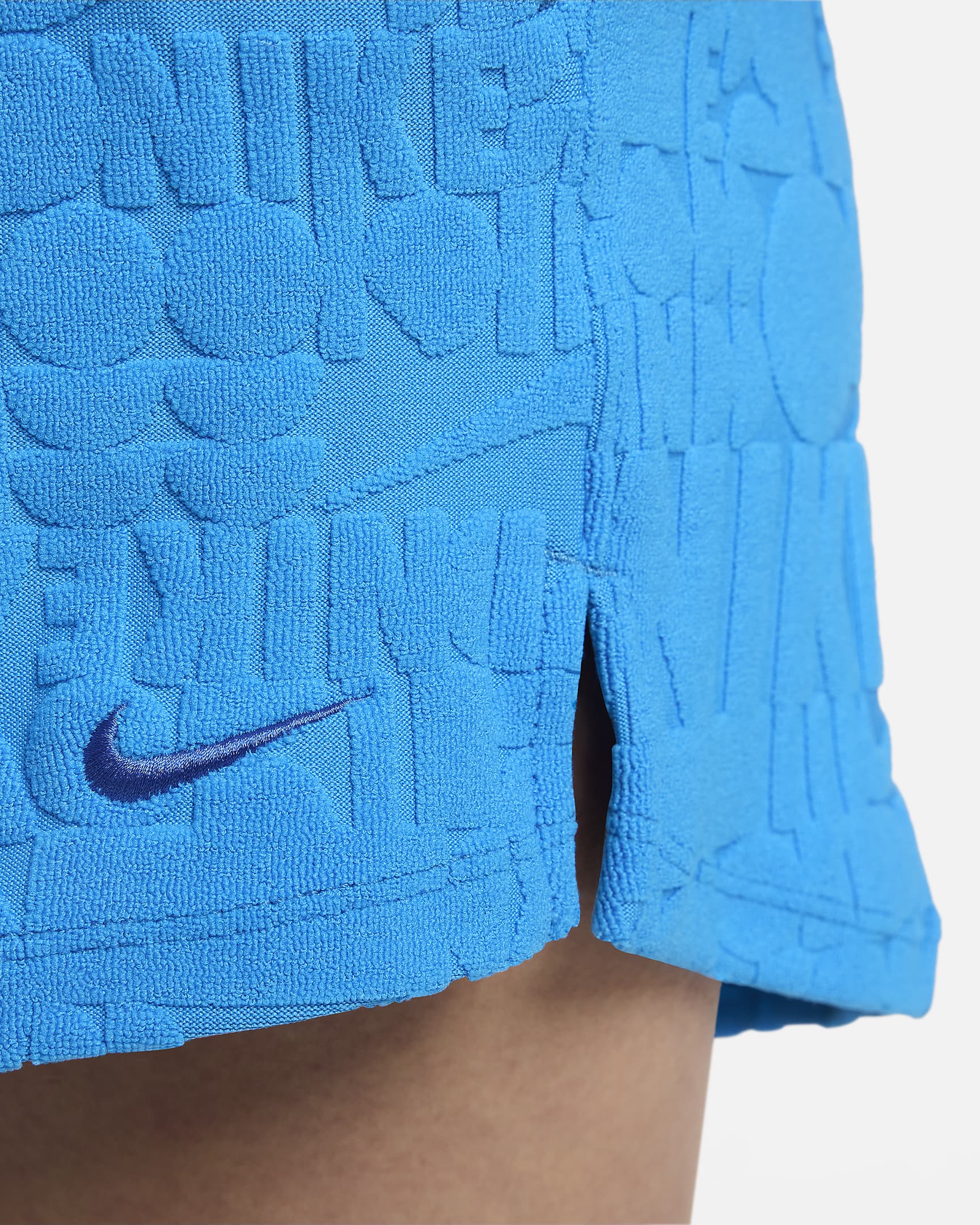 Shorts para salida de baño para mujer Nike Swim Retro Flow - Azul foto