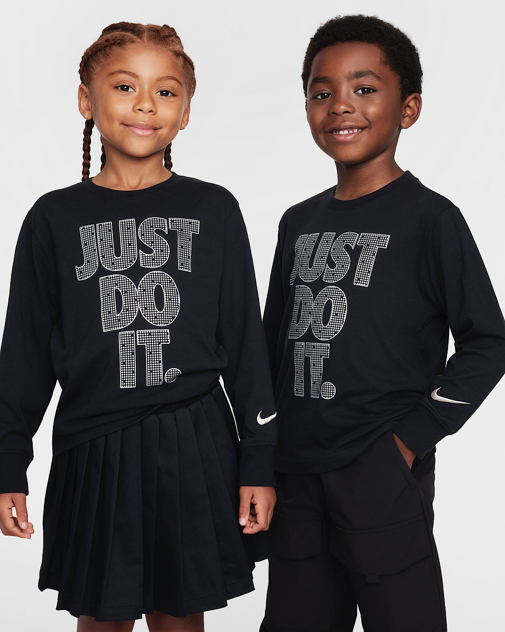 Nike Shine Little Kids' Long Sleeve T-Shirt - Black