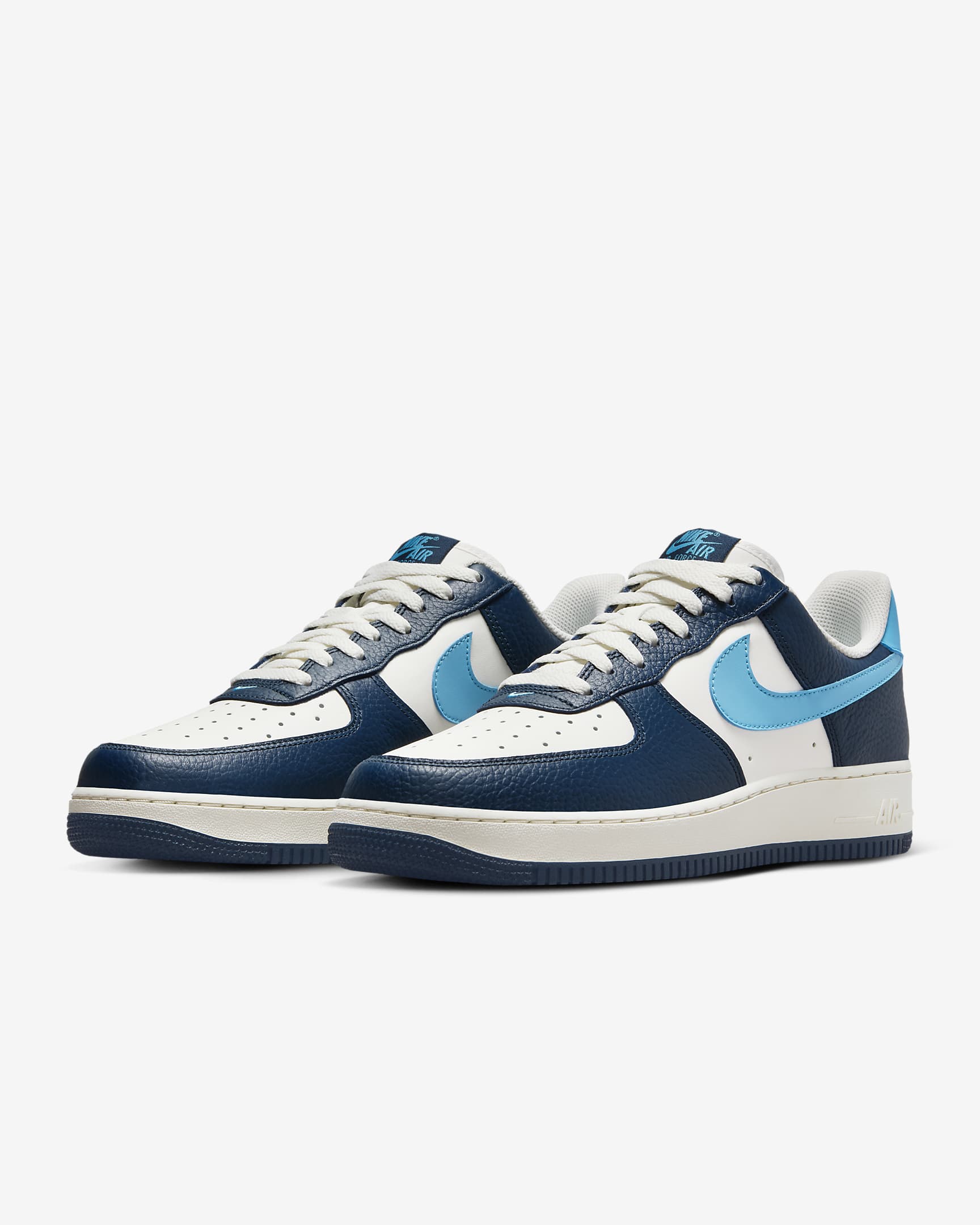 Nike Air Force 1 '07 Men's Shoes - Armory Navy/Sail/Pale Ivory/Baltic Blue