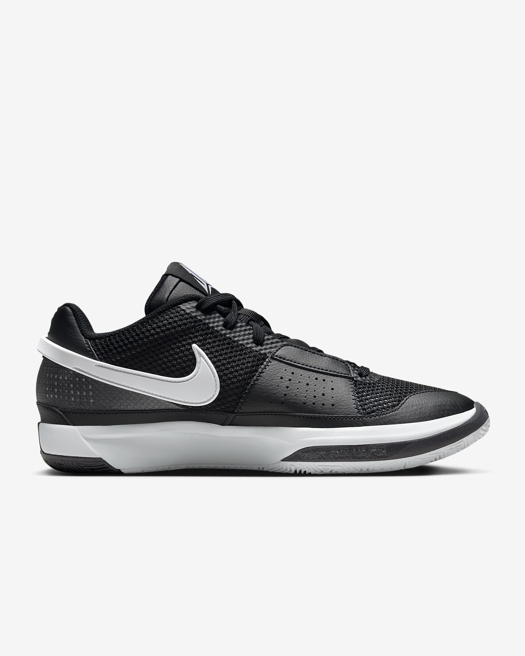 Ja 1 Basketball Shoes - Black/Black/White