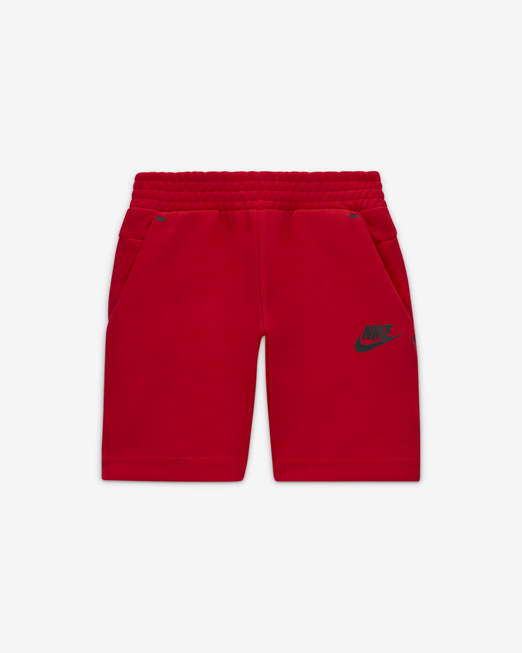 Shortes infantiles Nike Sportswear Tech Fleece - Rojo universitario