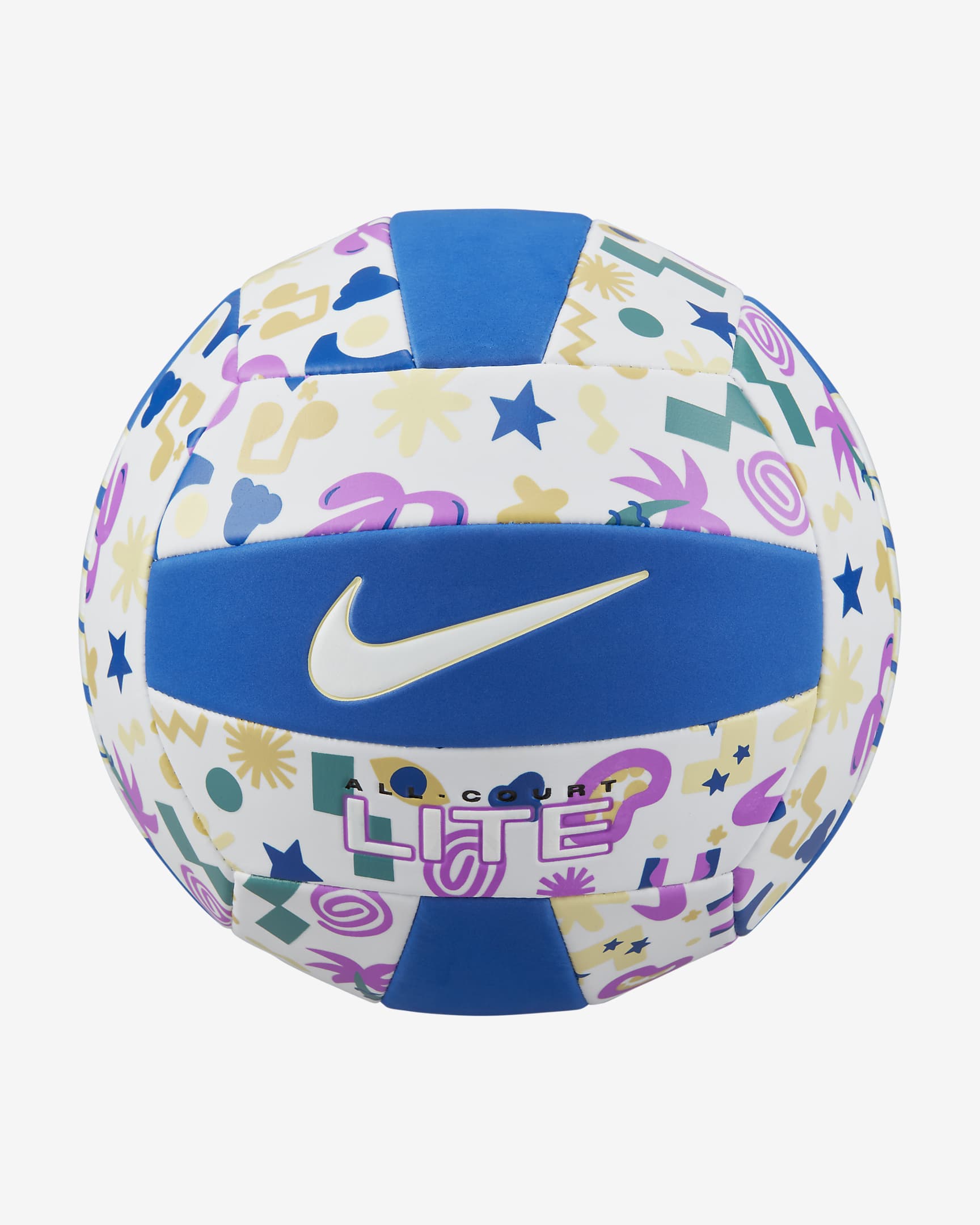 Balón de vóleibol Nike All-Court Lite - Blanco/Royal juego/Tinte limón