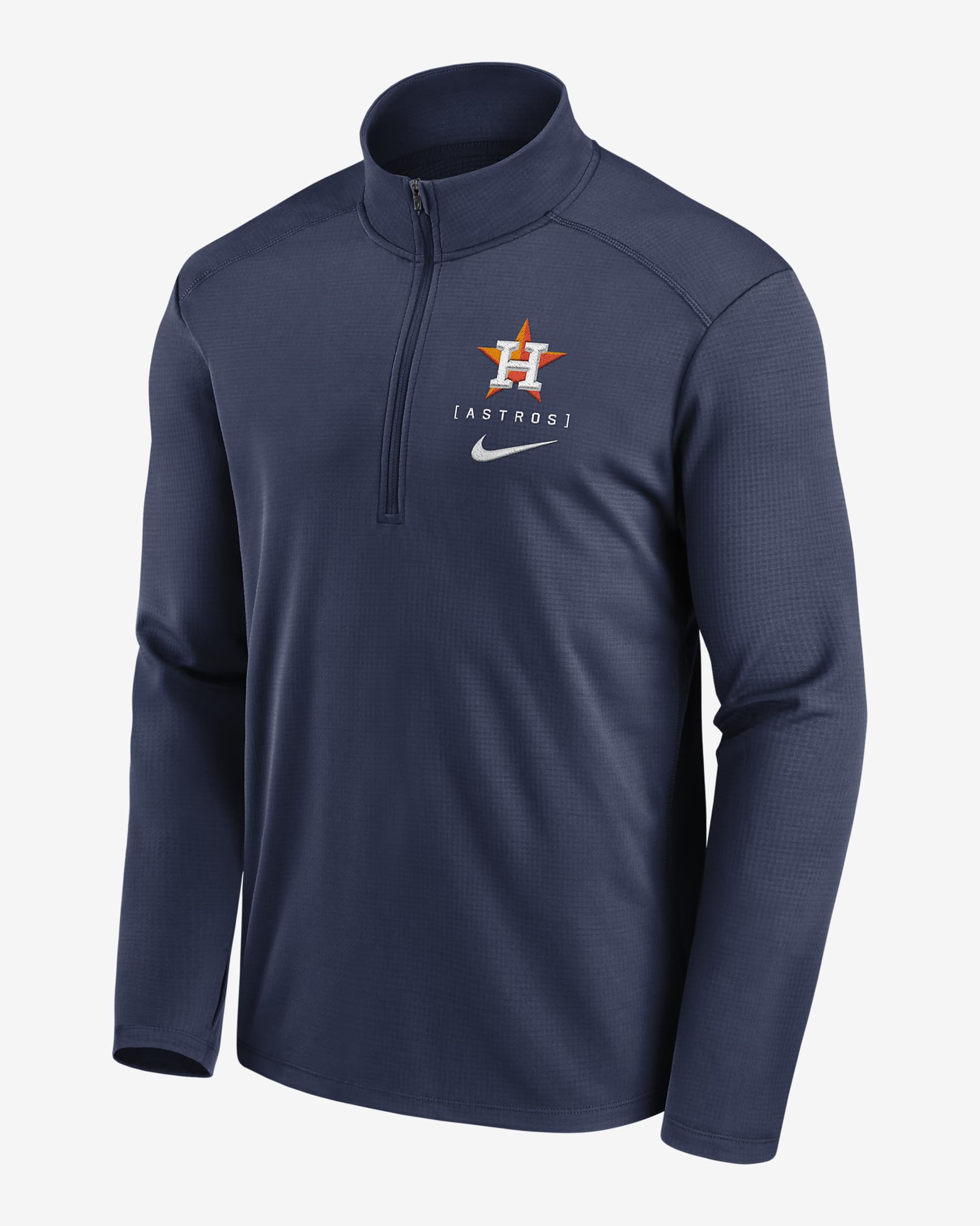 Chamarra Nike Dri-FIT de la MLB con medio cierre para hombre Houston ...