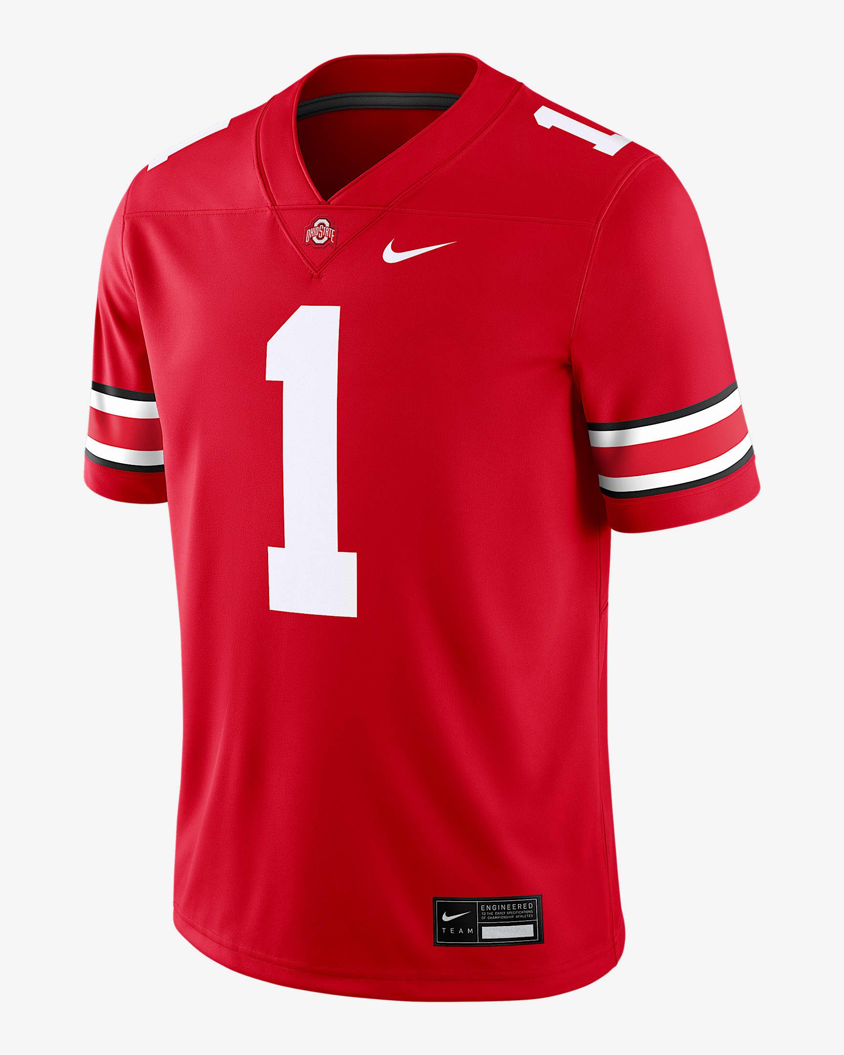 Ohio State Buckeyes Men's Nike Dri-FIT College Game Jersey - University Red
