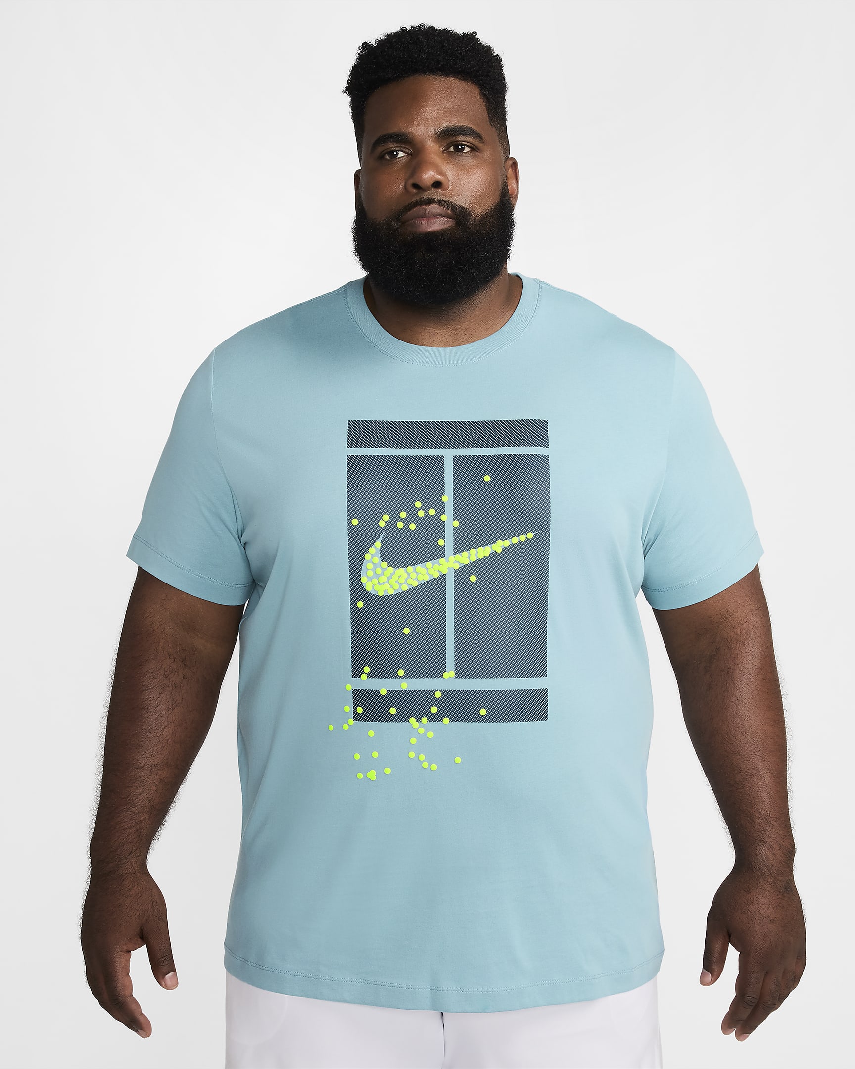 Playera de tenis para hombre NikeCourt - Denim turquesa