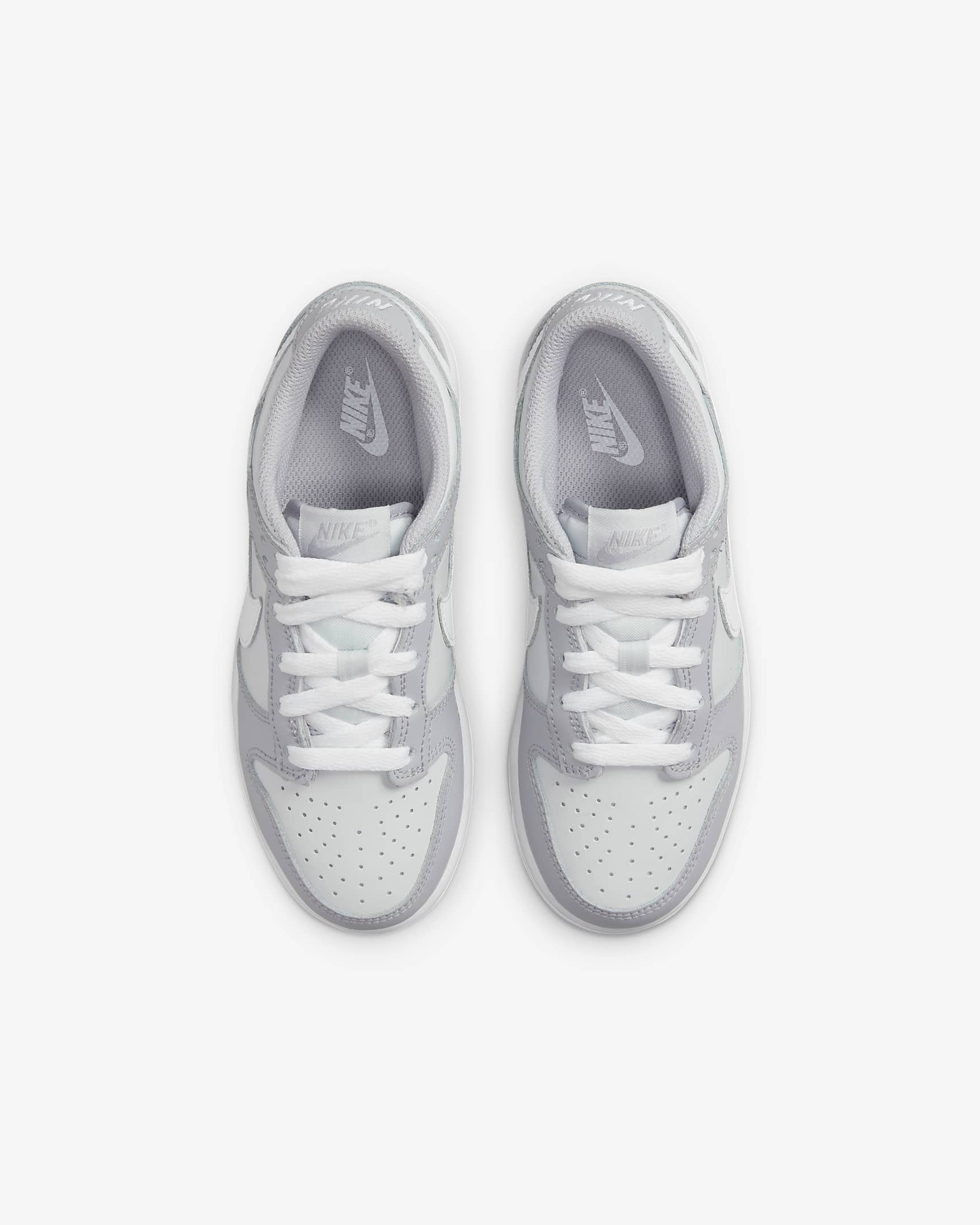 Nike Dunk Low Zapatillas - Niño/a pequeño/a - Pure Platinum/Wolf Grey/Blanco