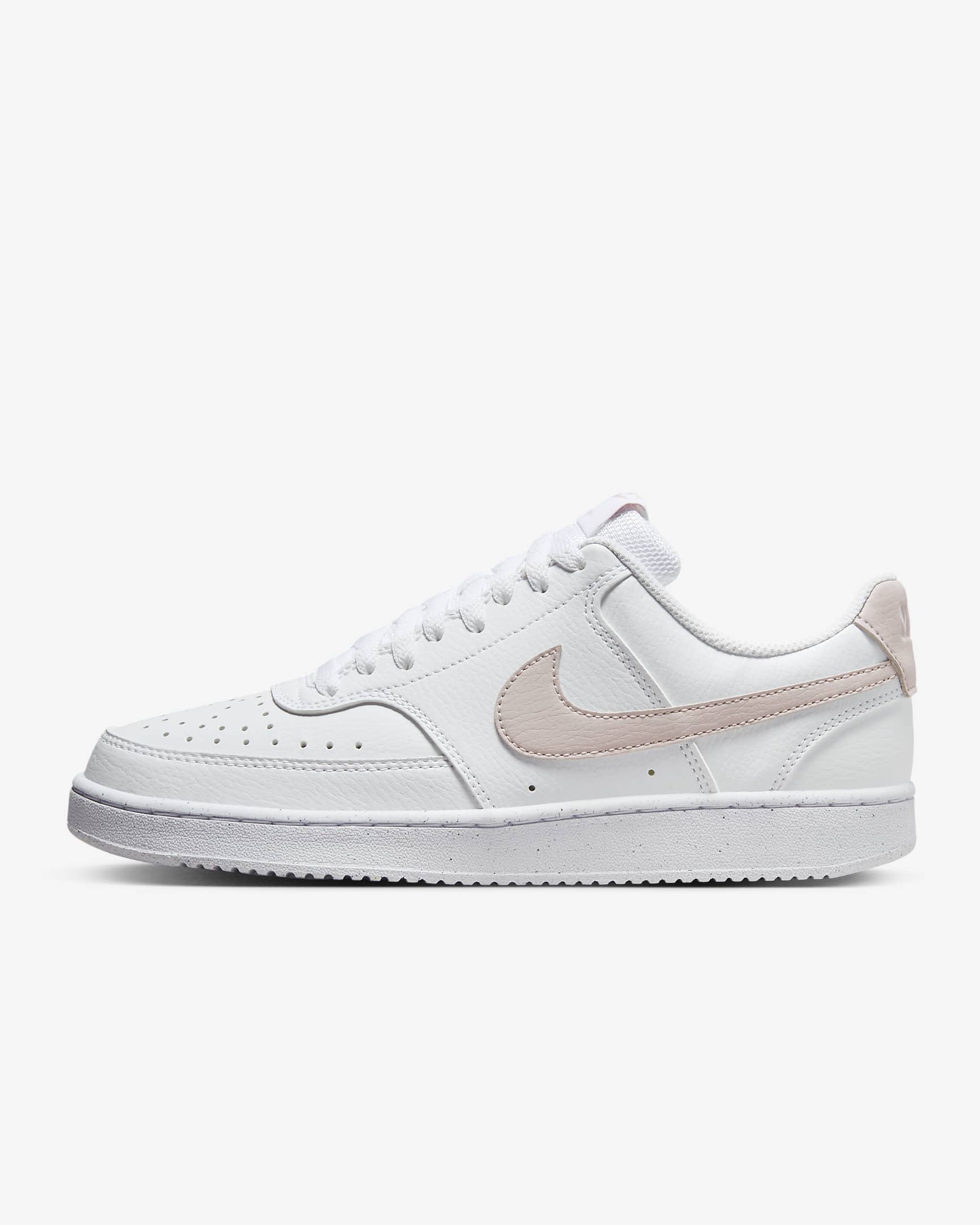 Nike Court Vision Low Next Nature damesko - Hvit/Platinum Violet