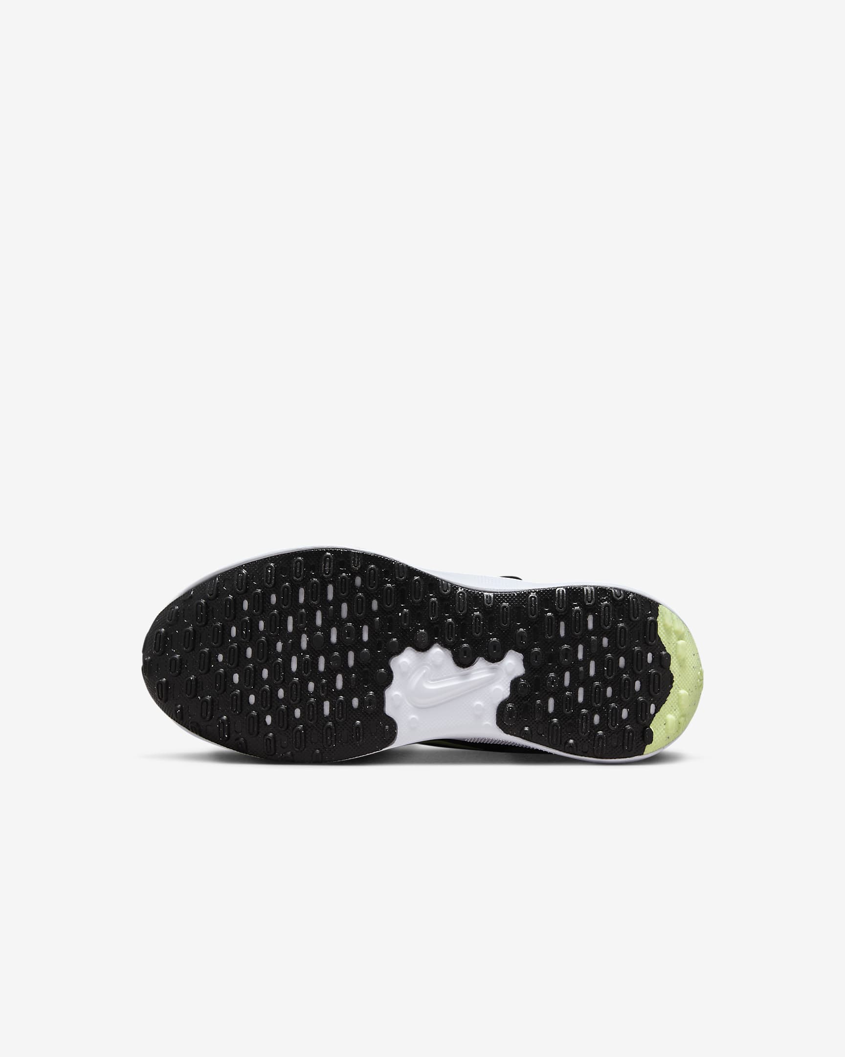 Nike Revolution 7 Younger Kids' Shoes - Black/Smoke Grey/White/Barely Volt